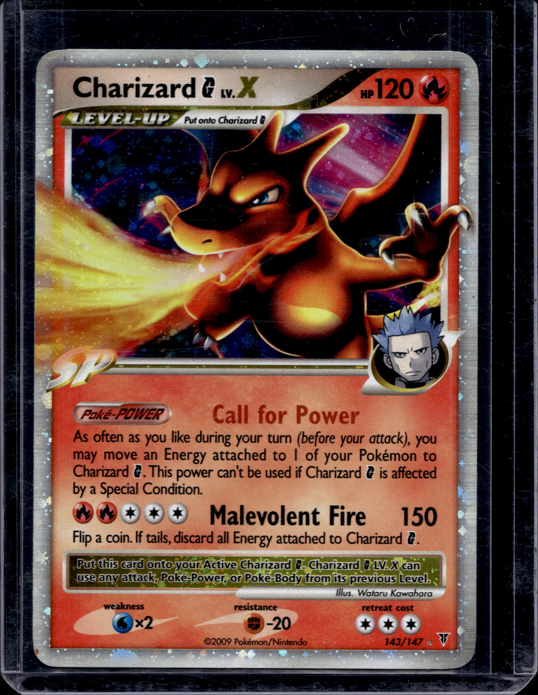 Charizard G Lv.X 143/147 Raw