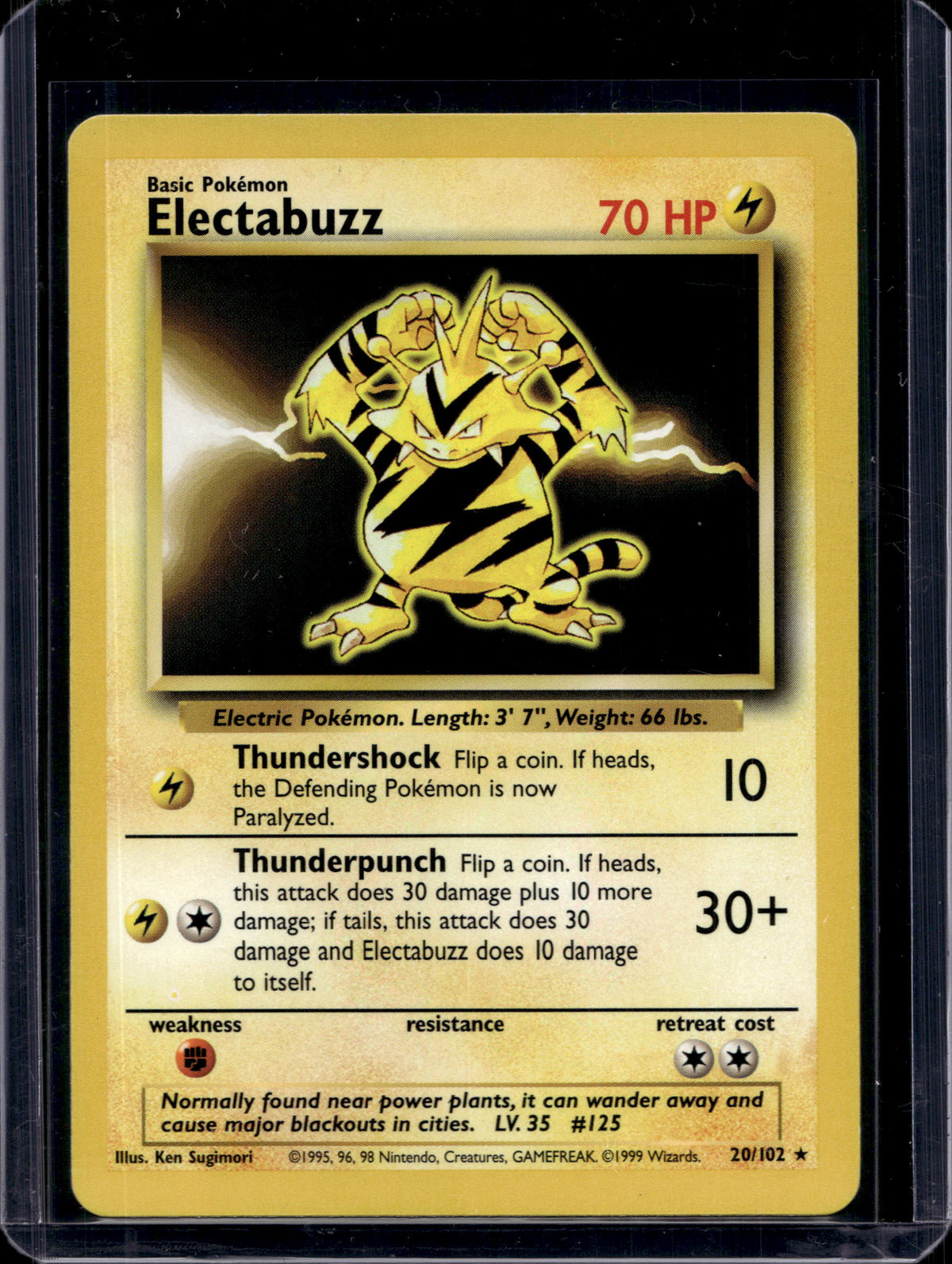 Electrabuzz (Base Set - Unlimited) 20/102 Raw