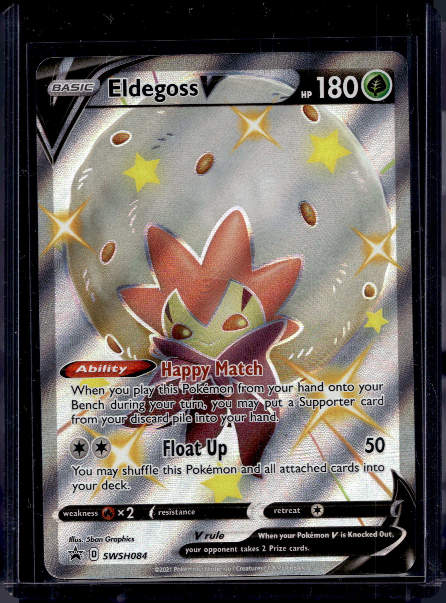 Eldegoss V SWSH084 Raw RookieLegends