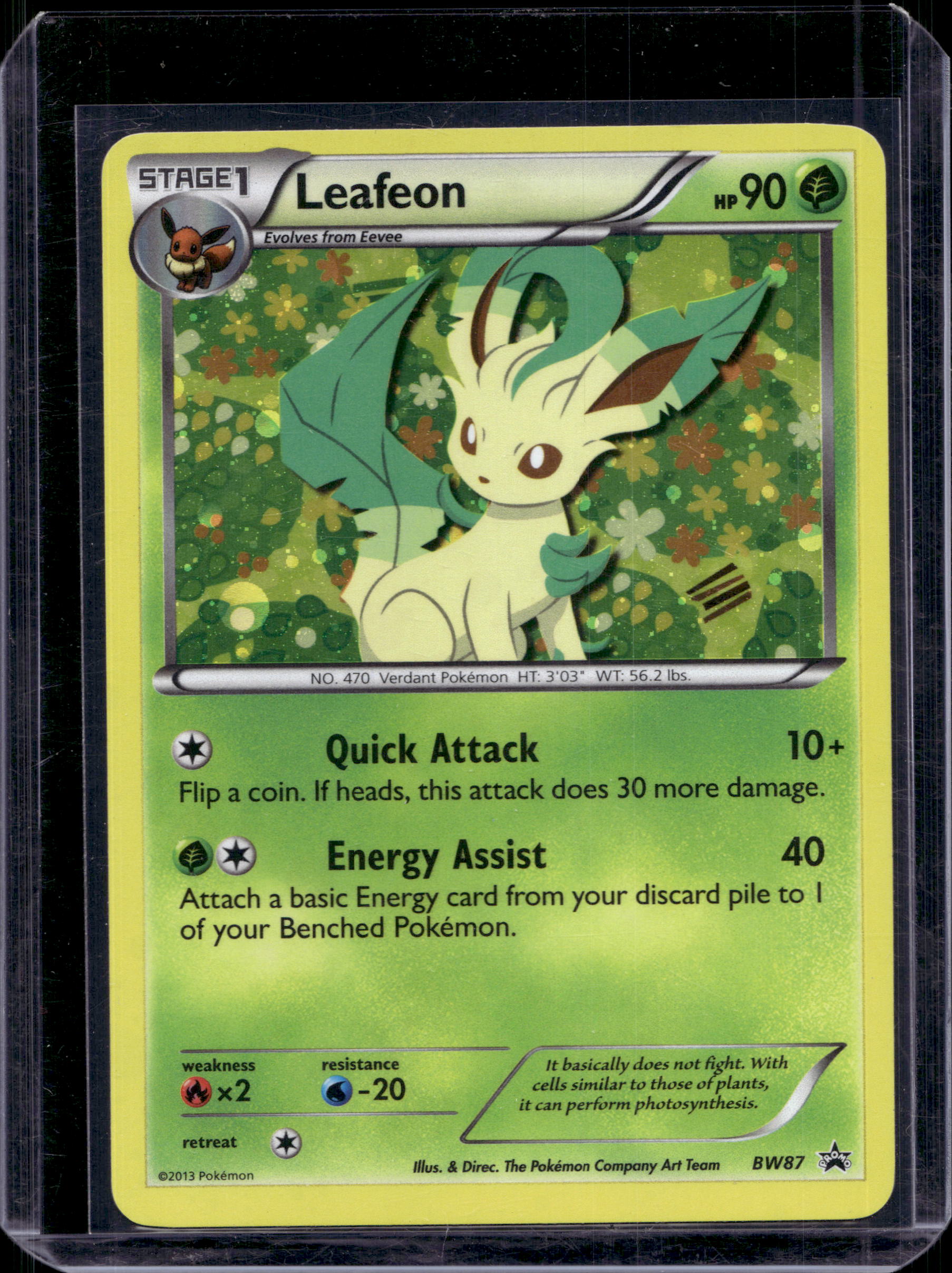 Leafeon BW87 Raw RookieLegends