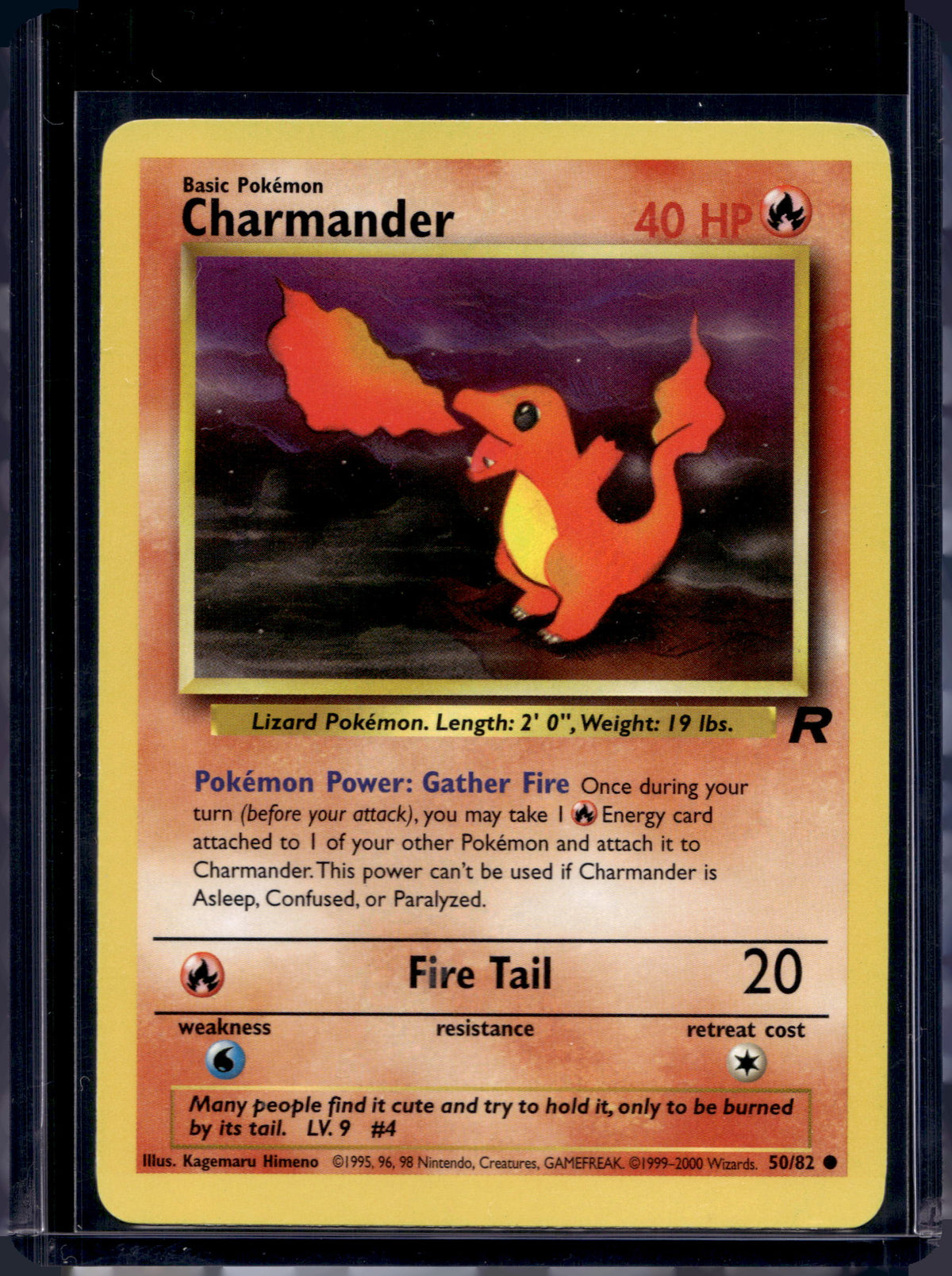 Charmander (Team Rocket's - Unlimited) 50/82 Raw