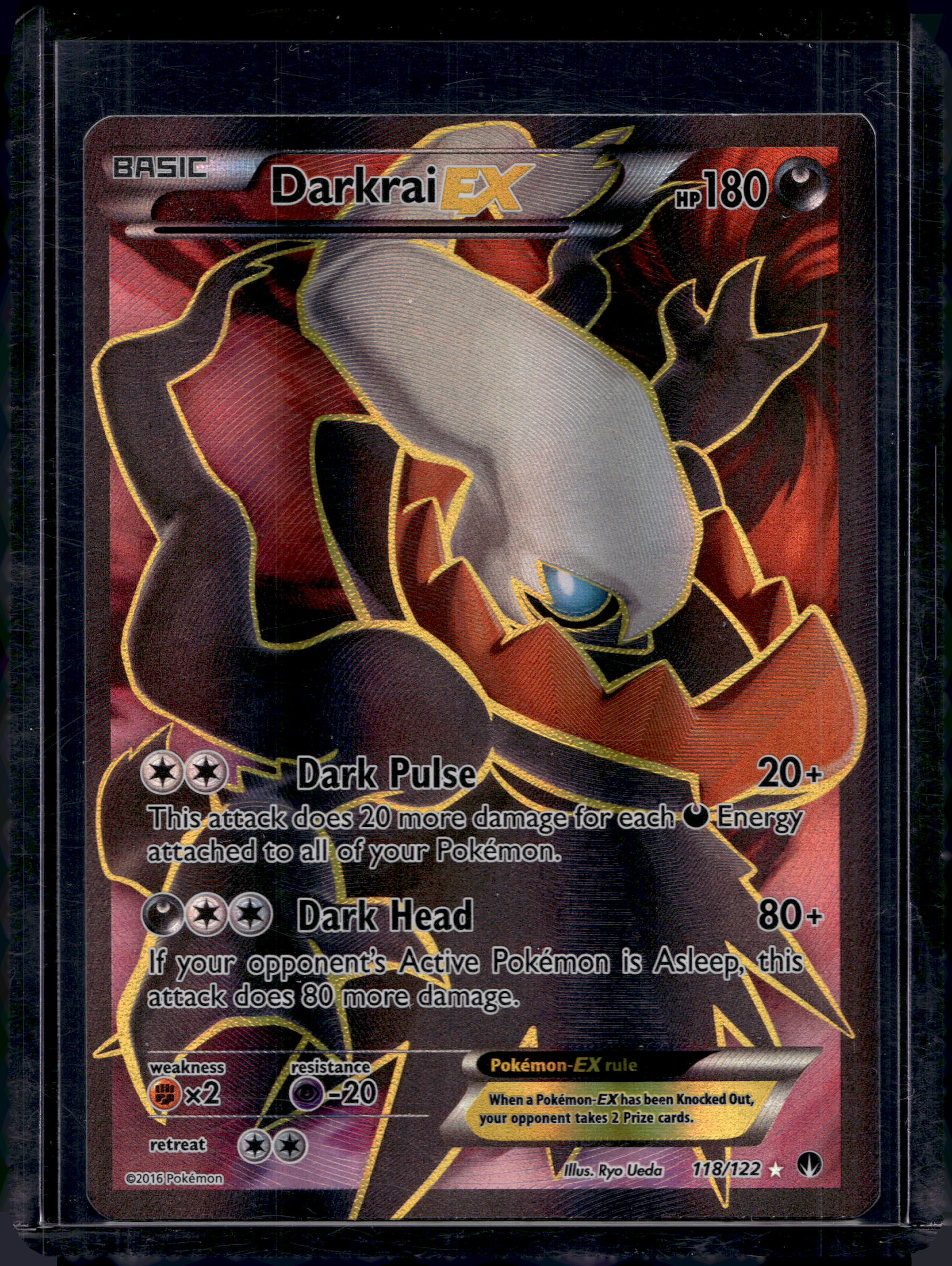 Darkrai EX (Full Art) 118/122 Raw