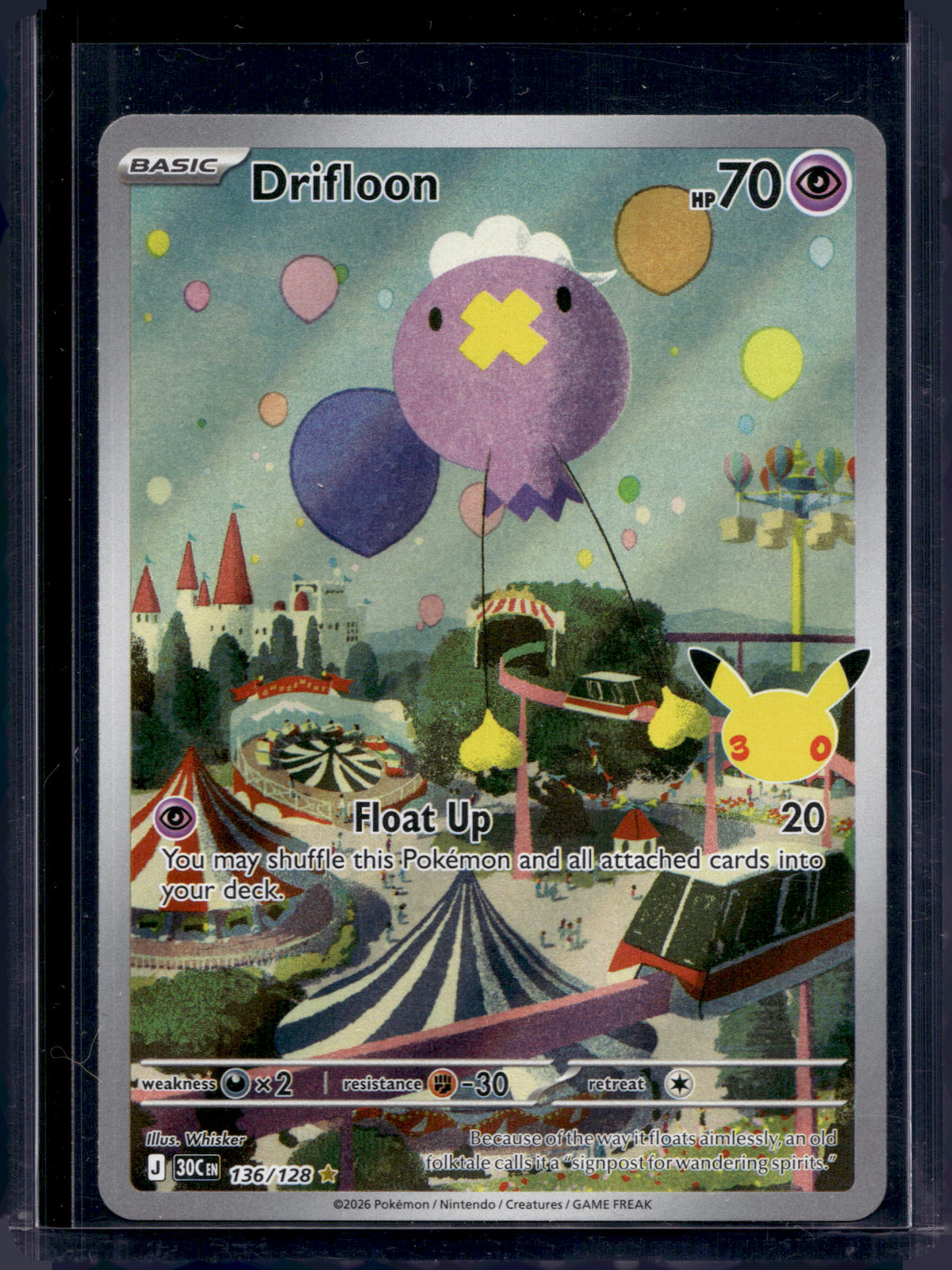 Drifloon (30th Anniversary) 136/128 Raw