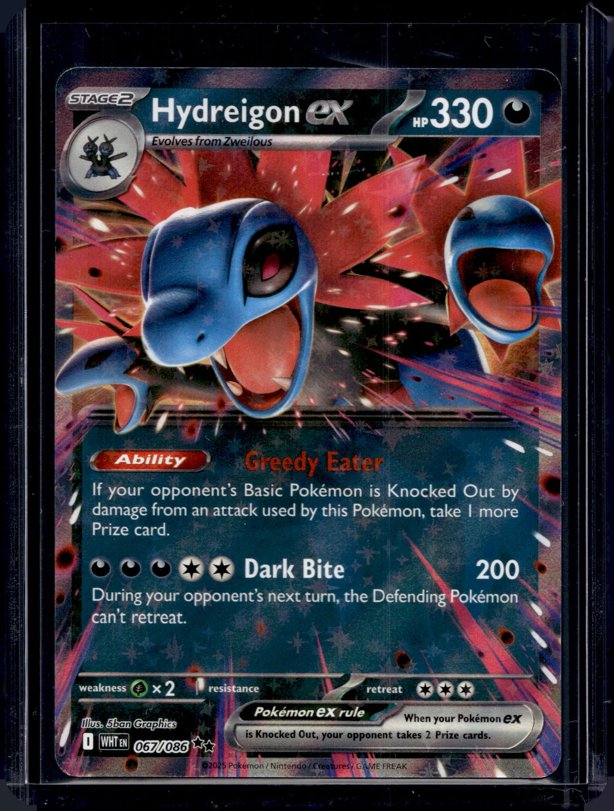 Hydreigon ex 067/086 Raw RookieLegends