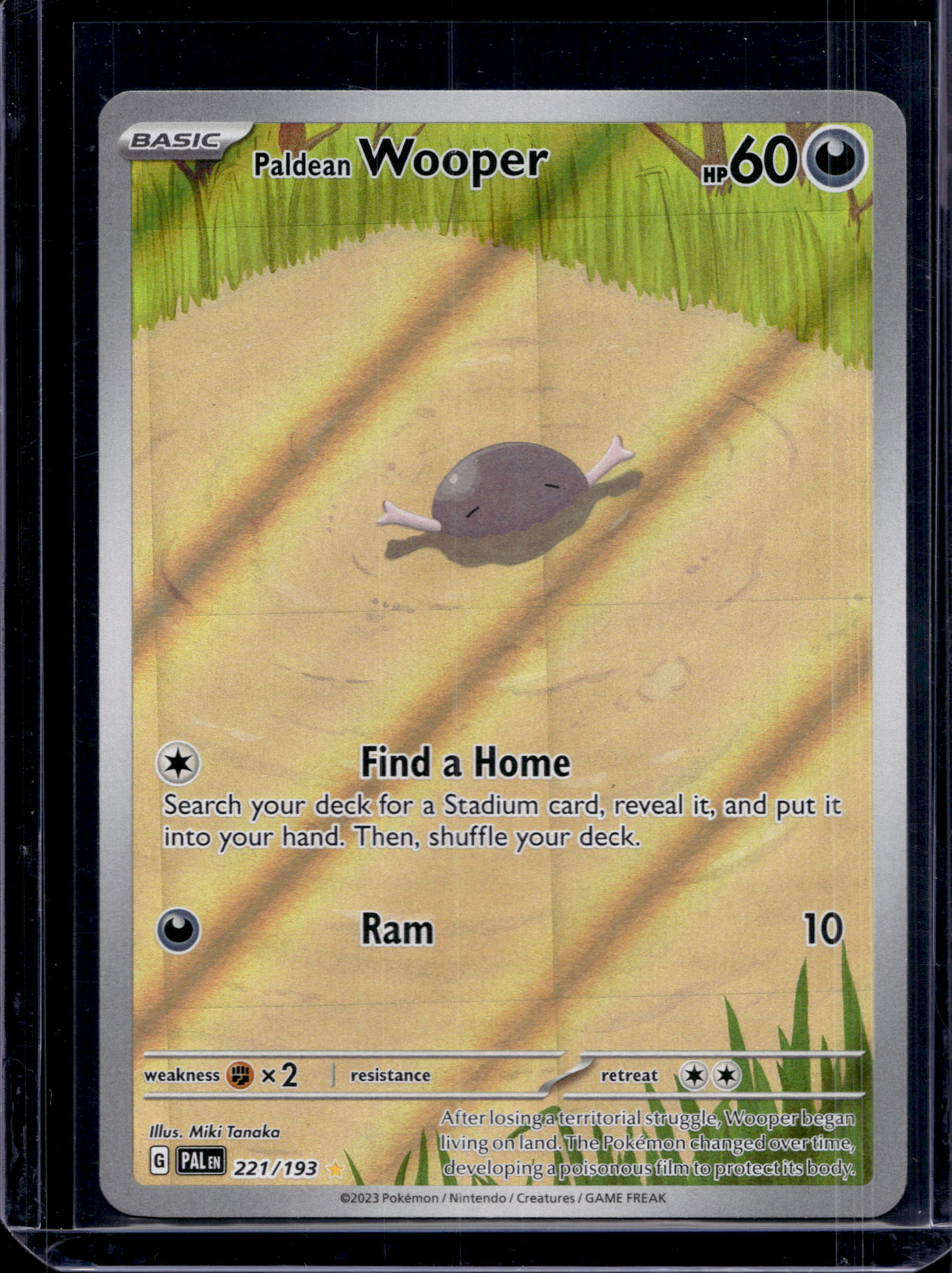 Paldean Wooper 221/193 Raw