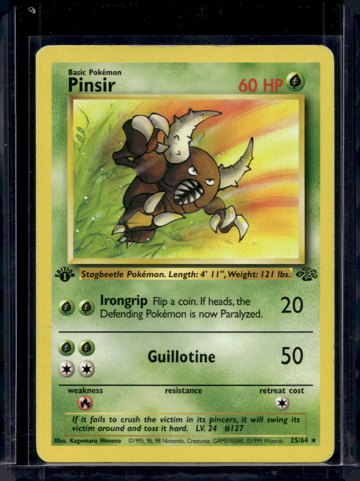 Pinsir (Jungle - 1st Edition Common) 25/64 Raw