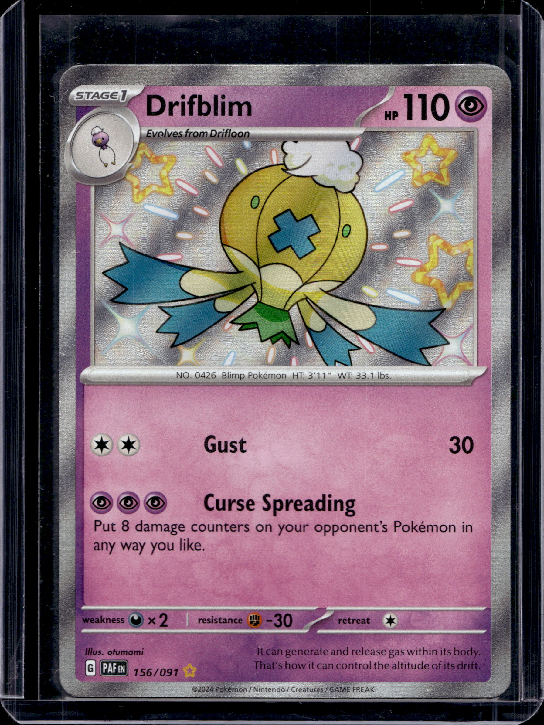 Drifblim 156/091 Raw RookieLegends