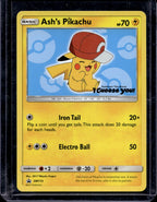 Ash's Pikachu SM113 Raw RookieLegends