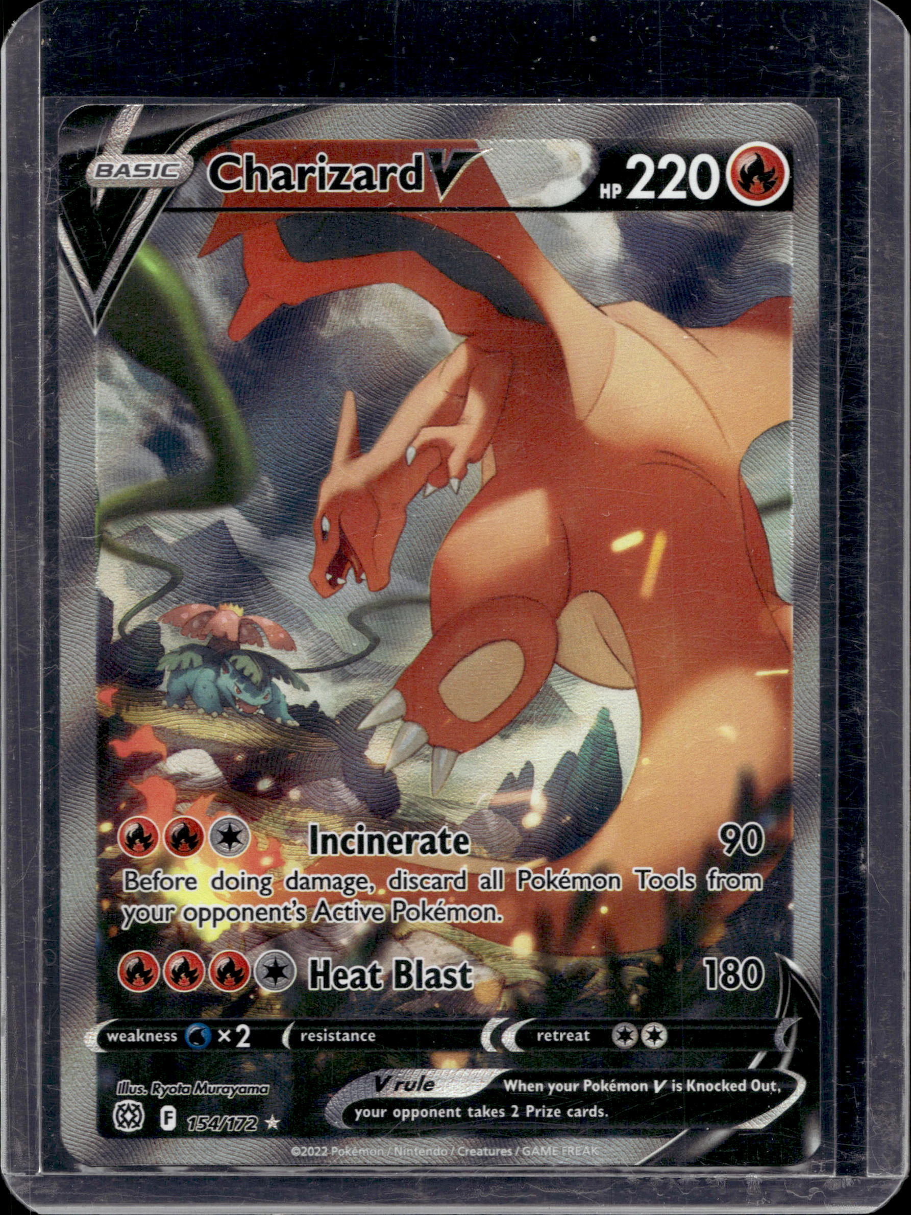Charizard V 154/172 Raw RookieLegends