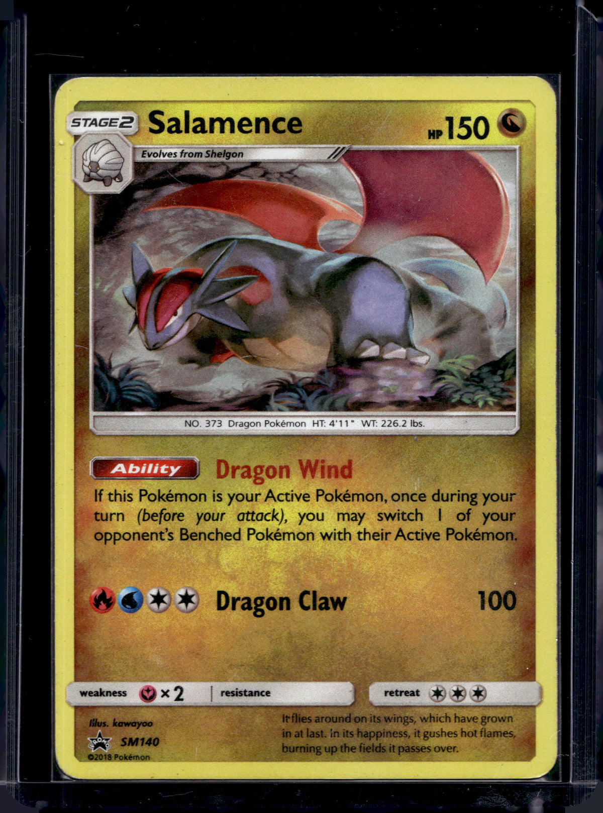 Salamence - Holofoil - SM140 Raw