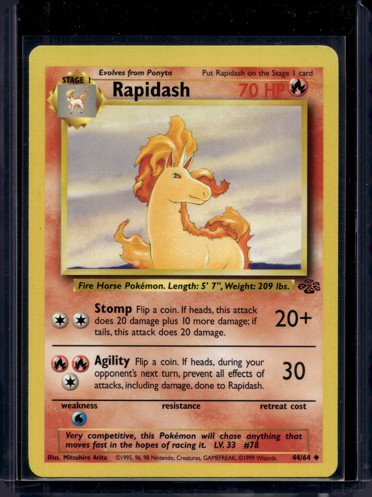 Rapidash (Jungle - Unlimited) 44/64 Raw