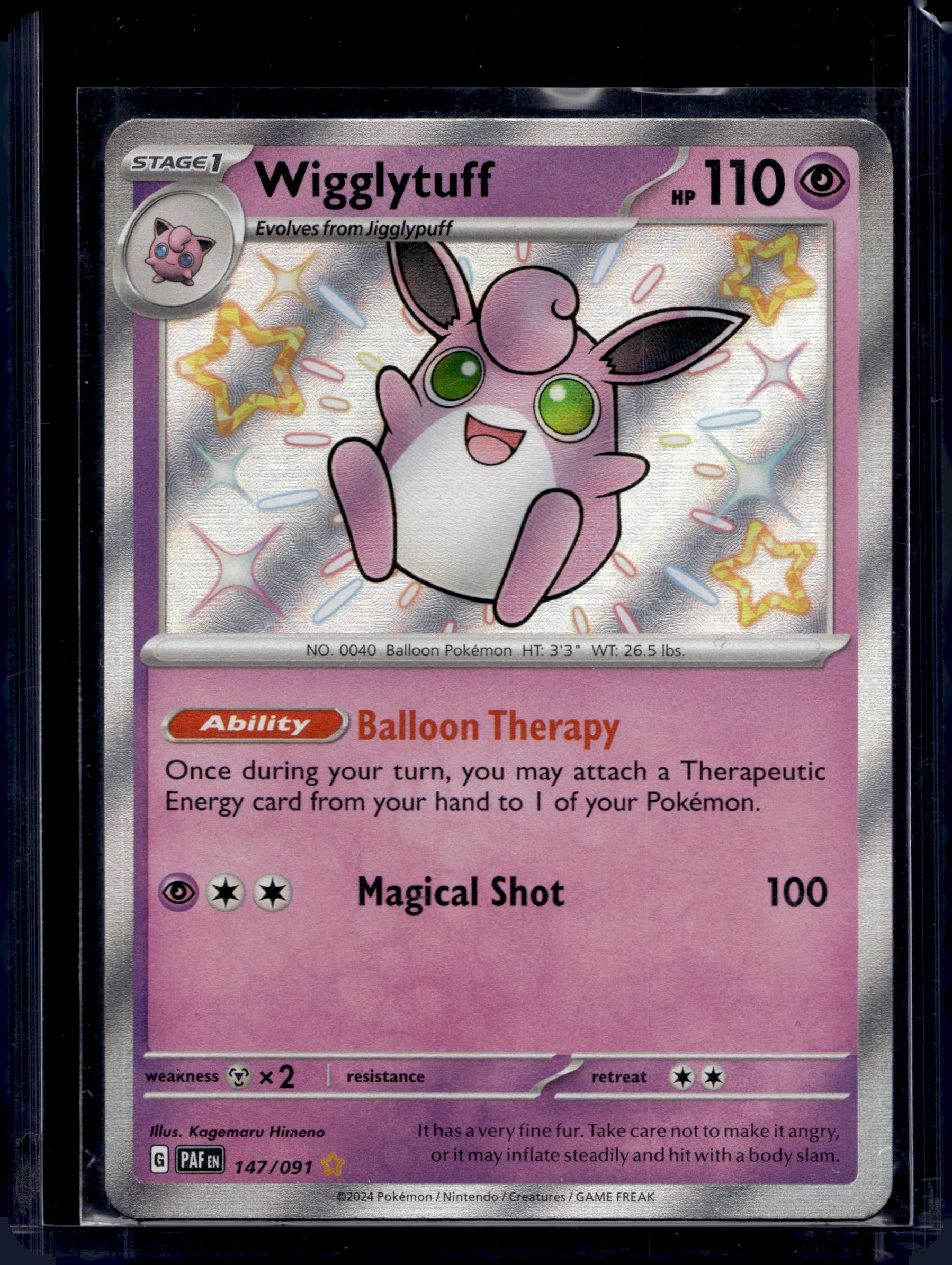 Wigglytuff 147/091 Raw RookieLegends