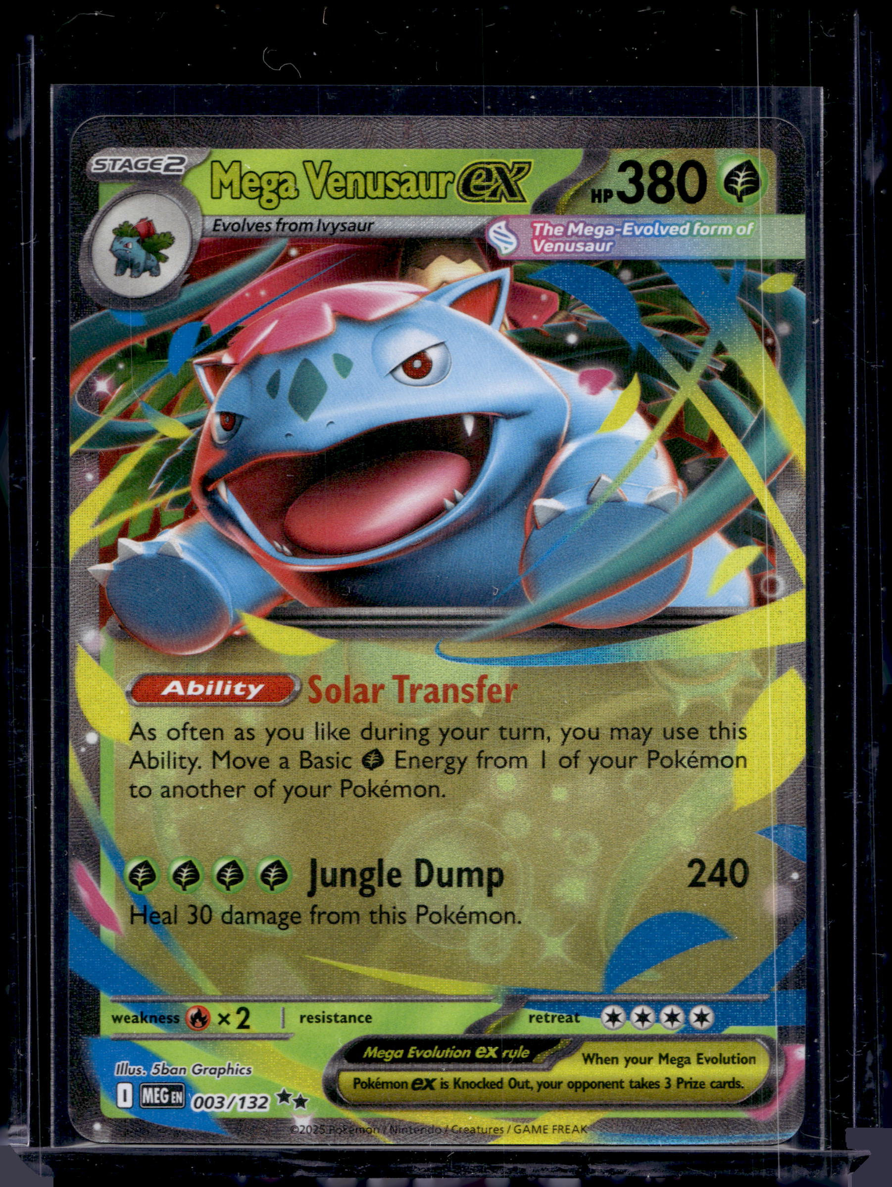 Mega Venusaur ex 003/132 Raw