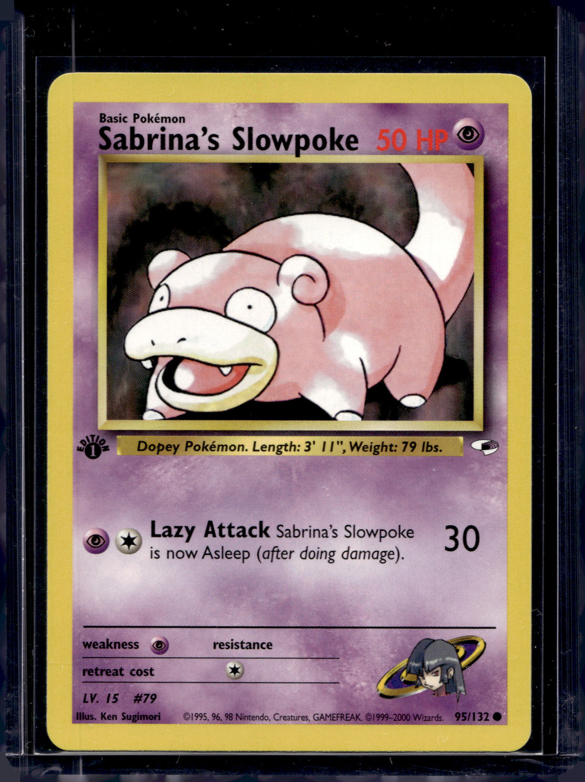 Sabrina's Slowpoke  (Gym Heroes - 1 St Edition Common) 95/132 Raw