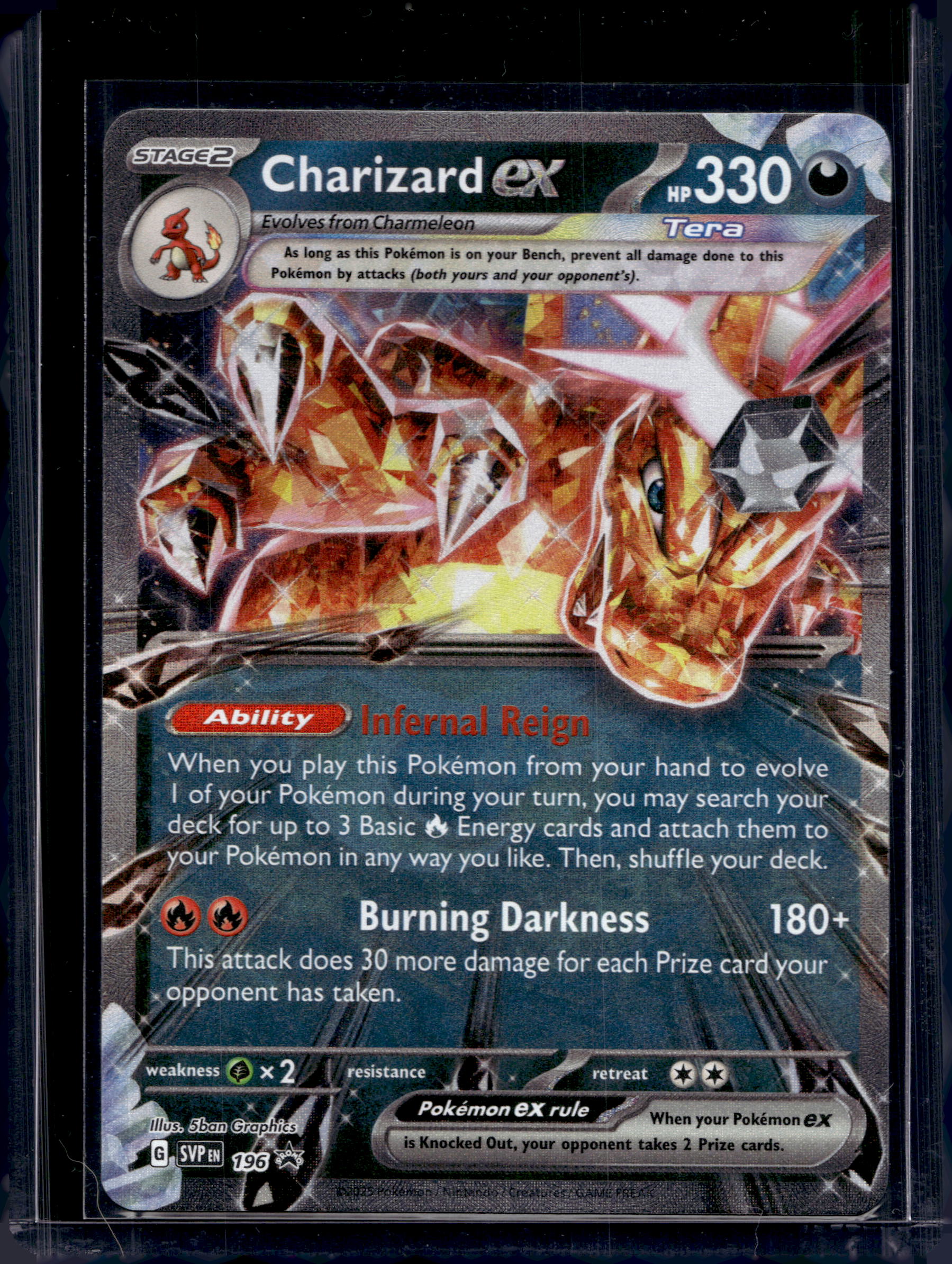 Charizard ex 196 Raw RookieLegends