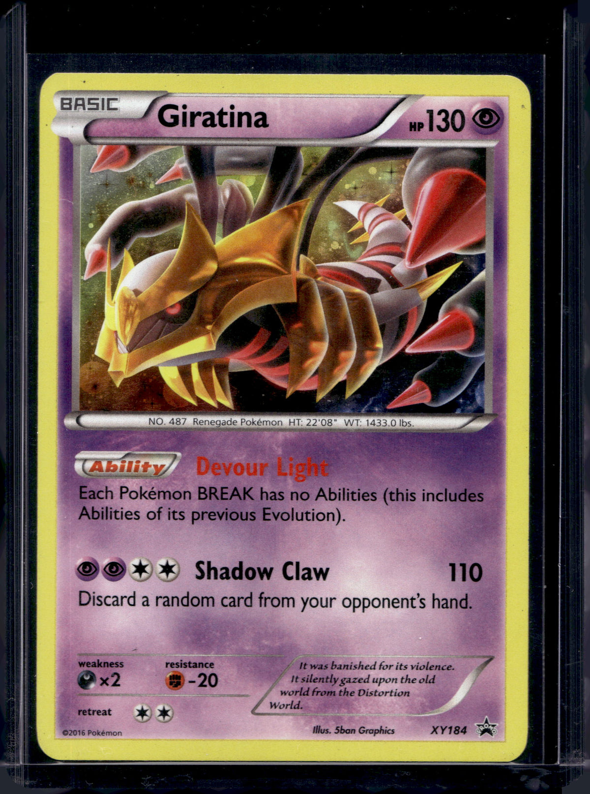 Giratina - Holofoil - XY184 Raw