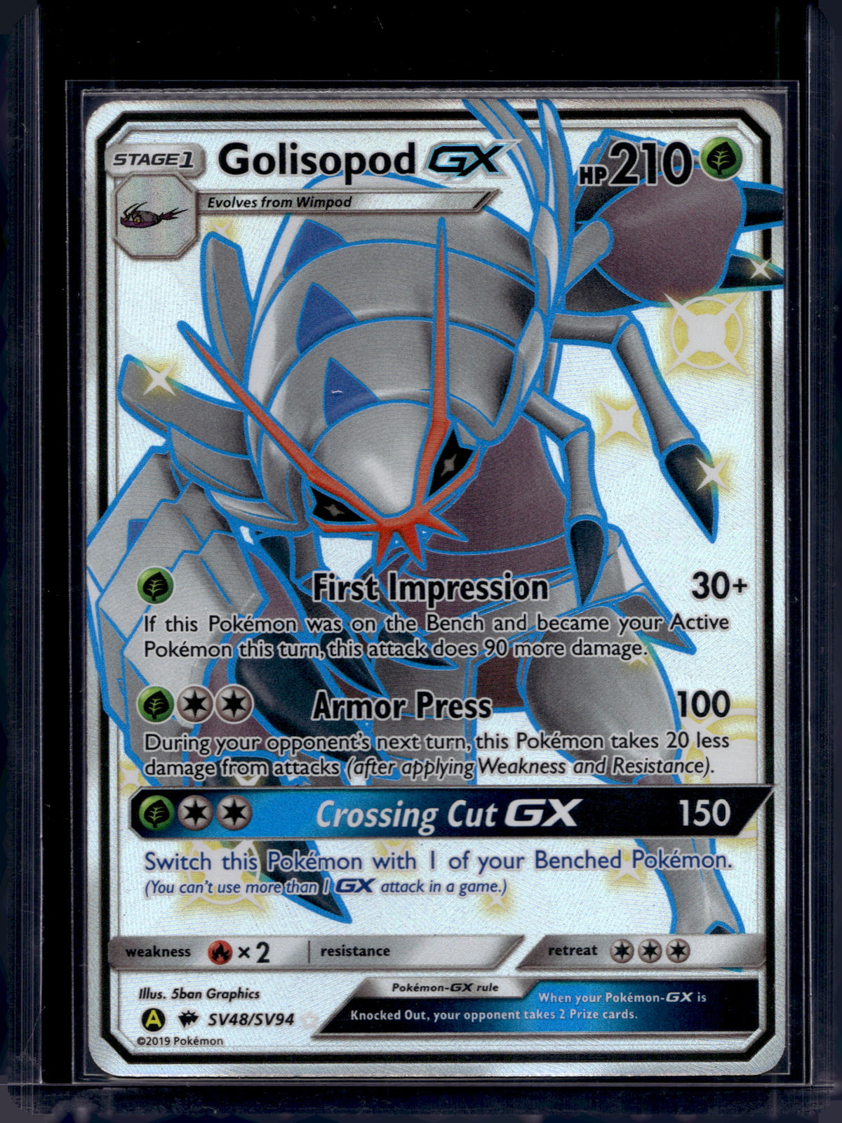 Golisopod GX SV48/SV94 Raw