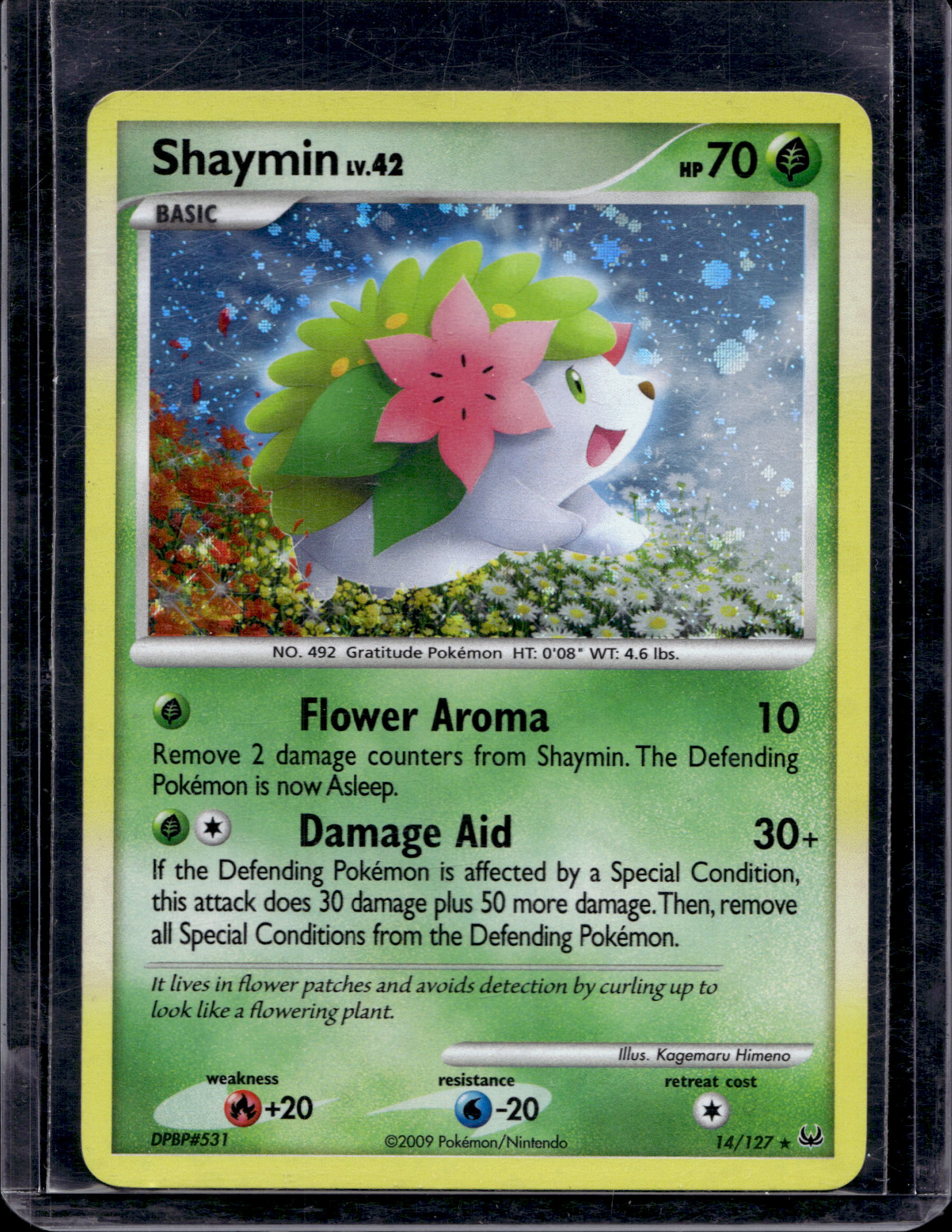 Shaymin Lv.42 - Platinum 14/127 Raw RookieLegends