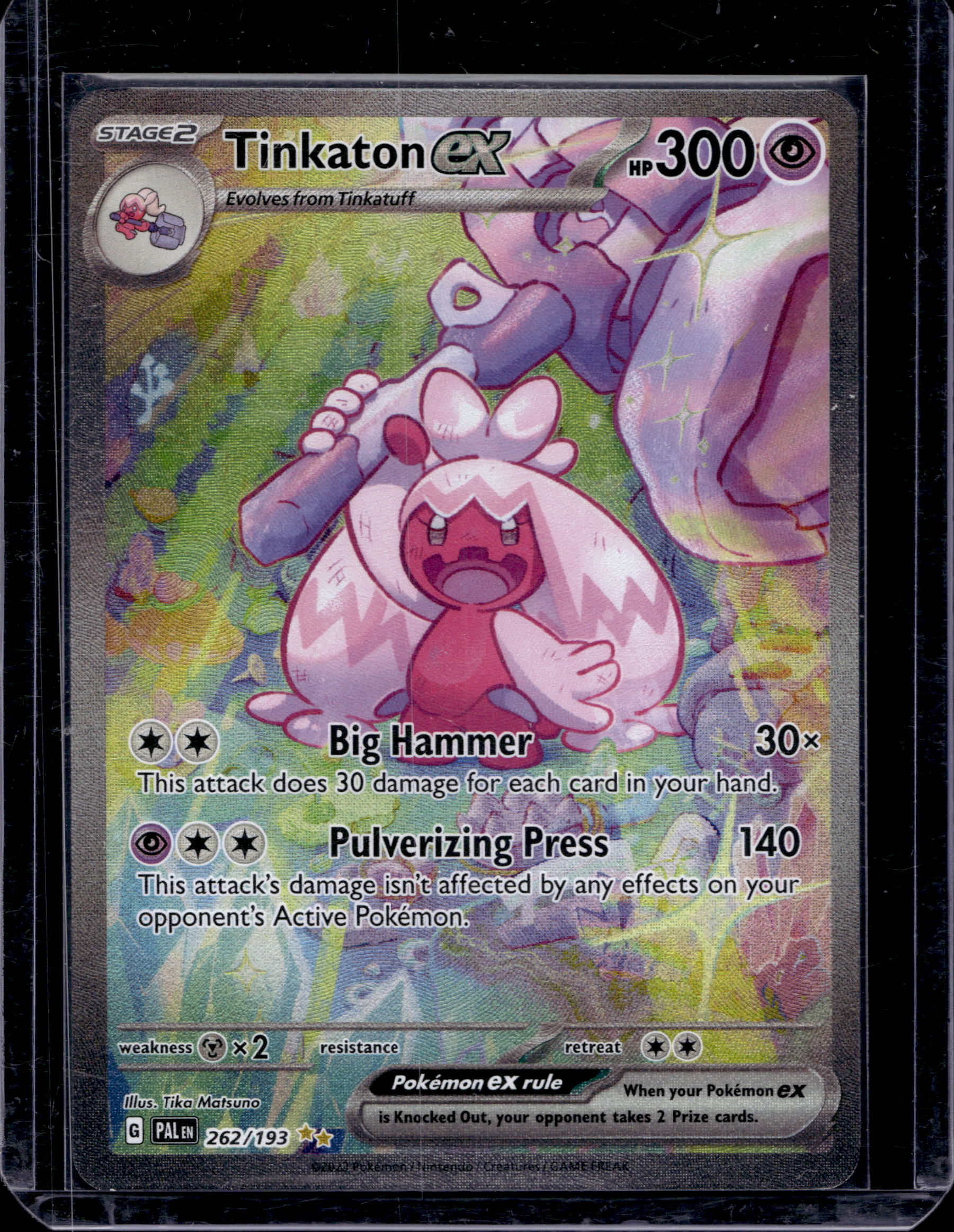 Tinkaton Ex 262/193 Raw RookieLegends