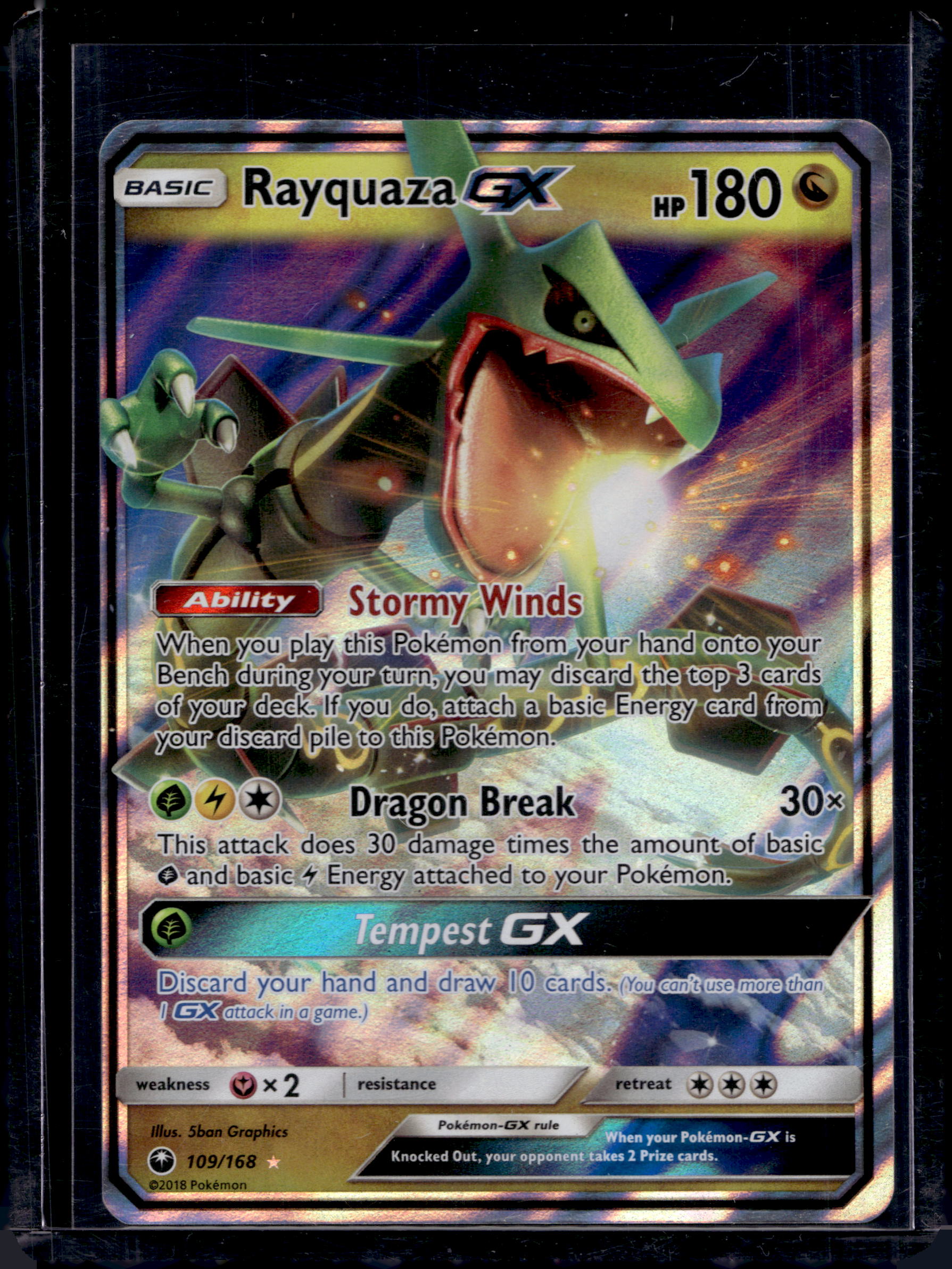 Rayquaza GX 109/168 Raw