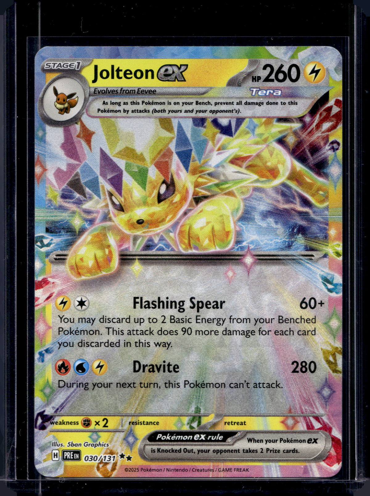 Jolteon Ex 030/131 Raw