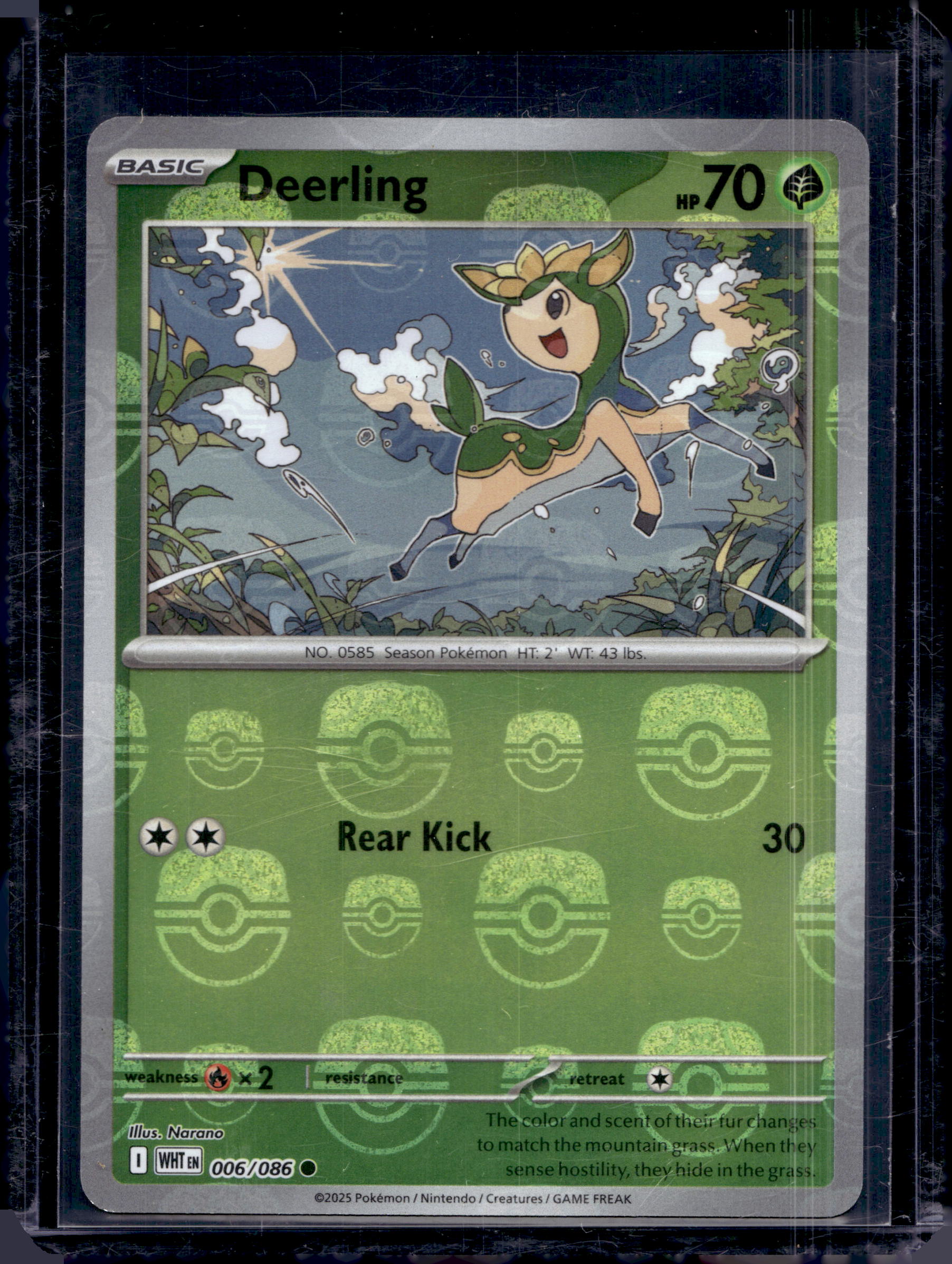 Deerling (Master Ball Pattern) 006/086 Raw