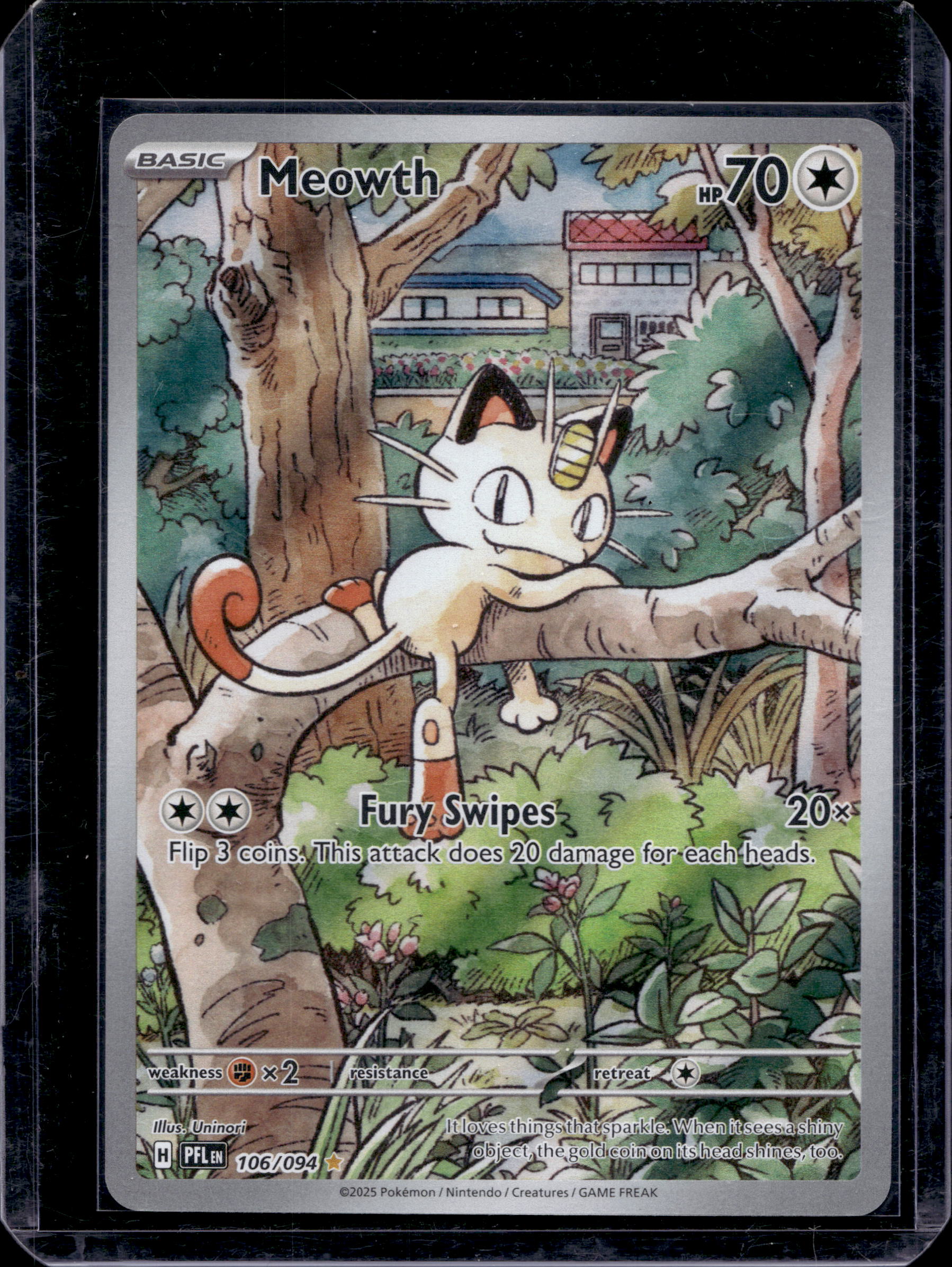 Meowth 106/094 Raw RookieLegends