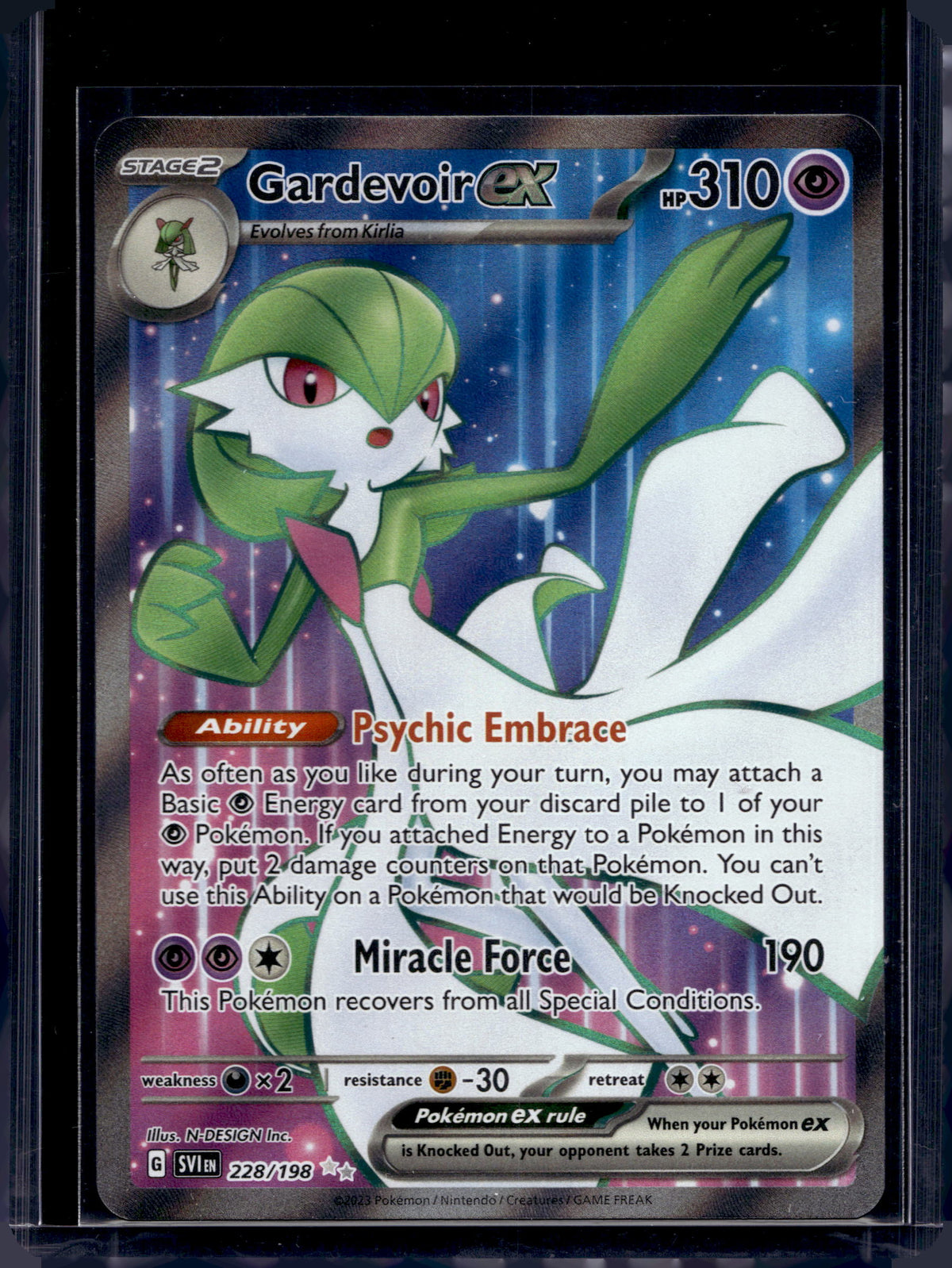 Gardevoir ex 228/198 Raw
