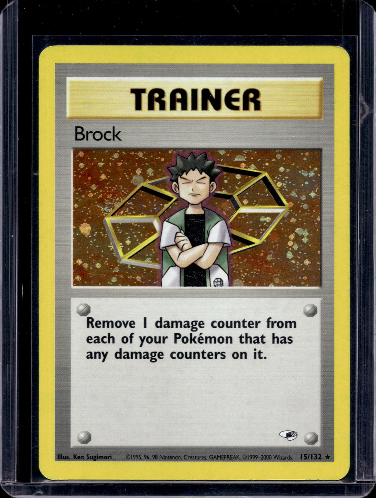 Brock (Gym Heroes) - Holofoil -  15/132 Raw