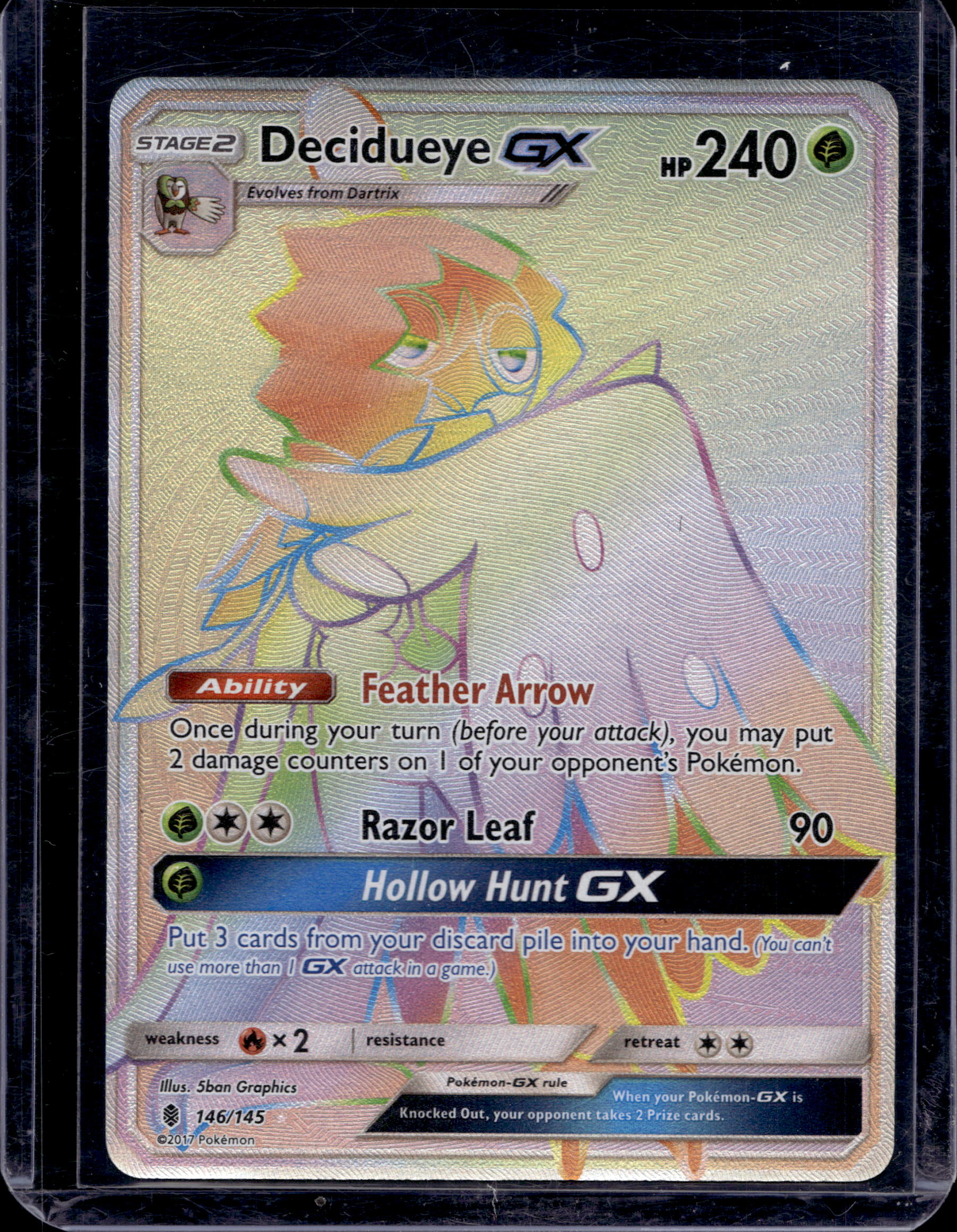 Decidueye Gx 146/145 Raw RookieLegends