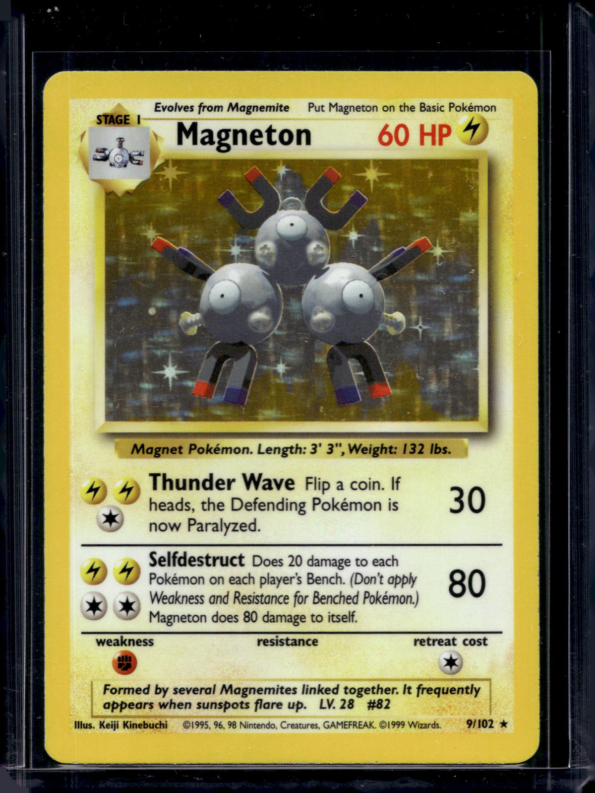 Magneton (Base Set - Holo) 9/102 Raw