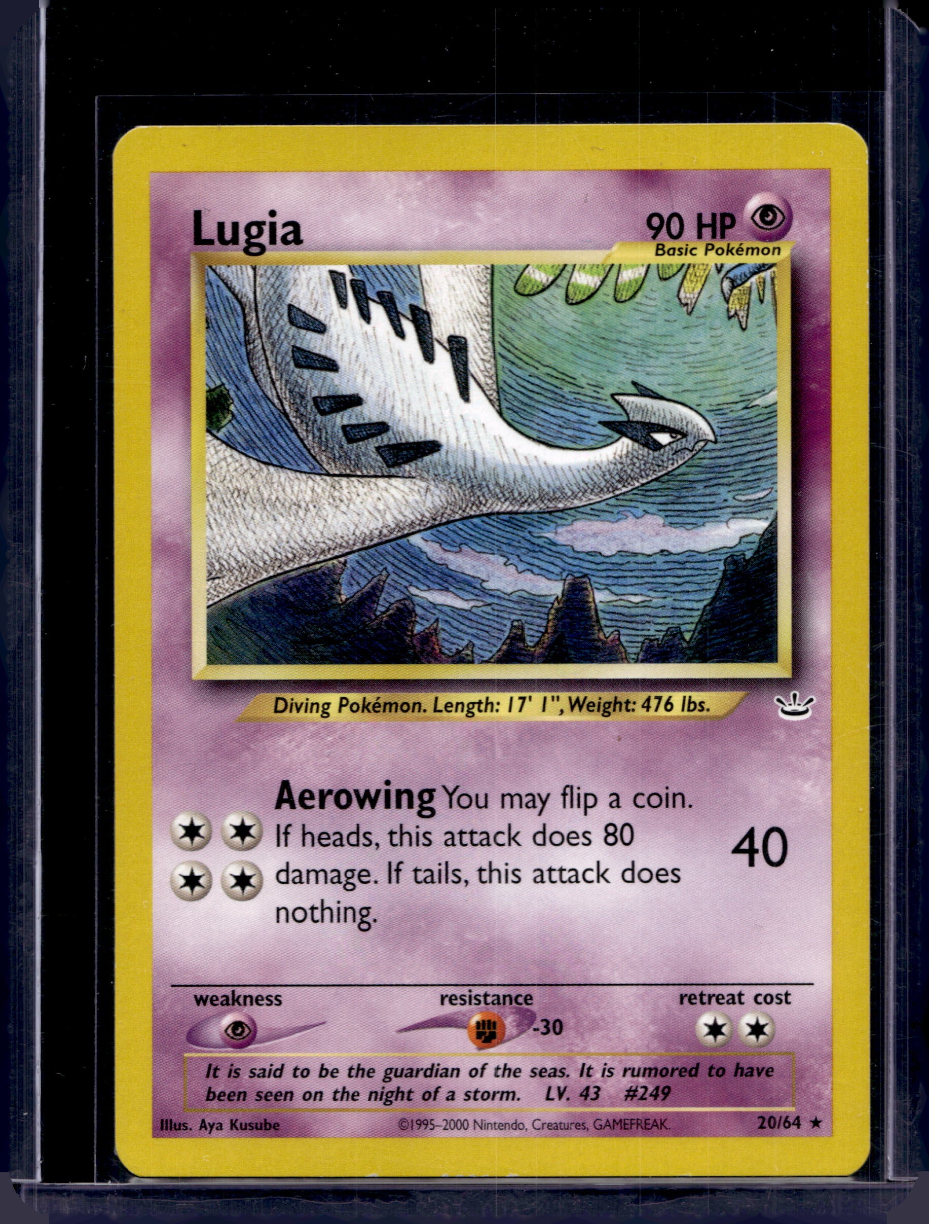 Lugia 20/64 Raw RookieLegends