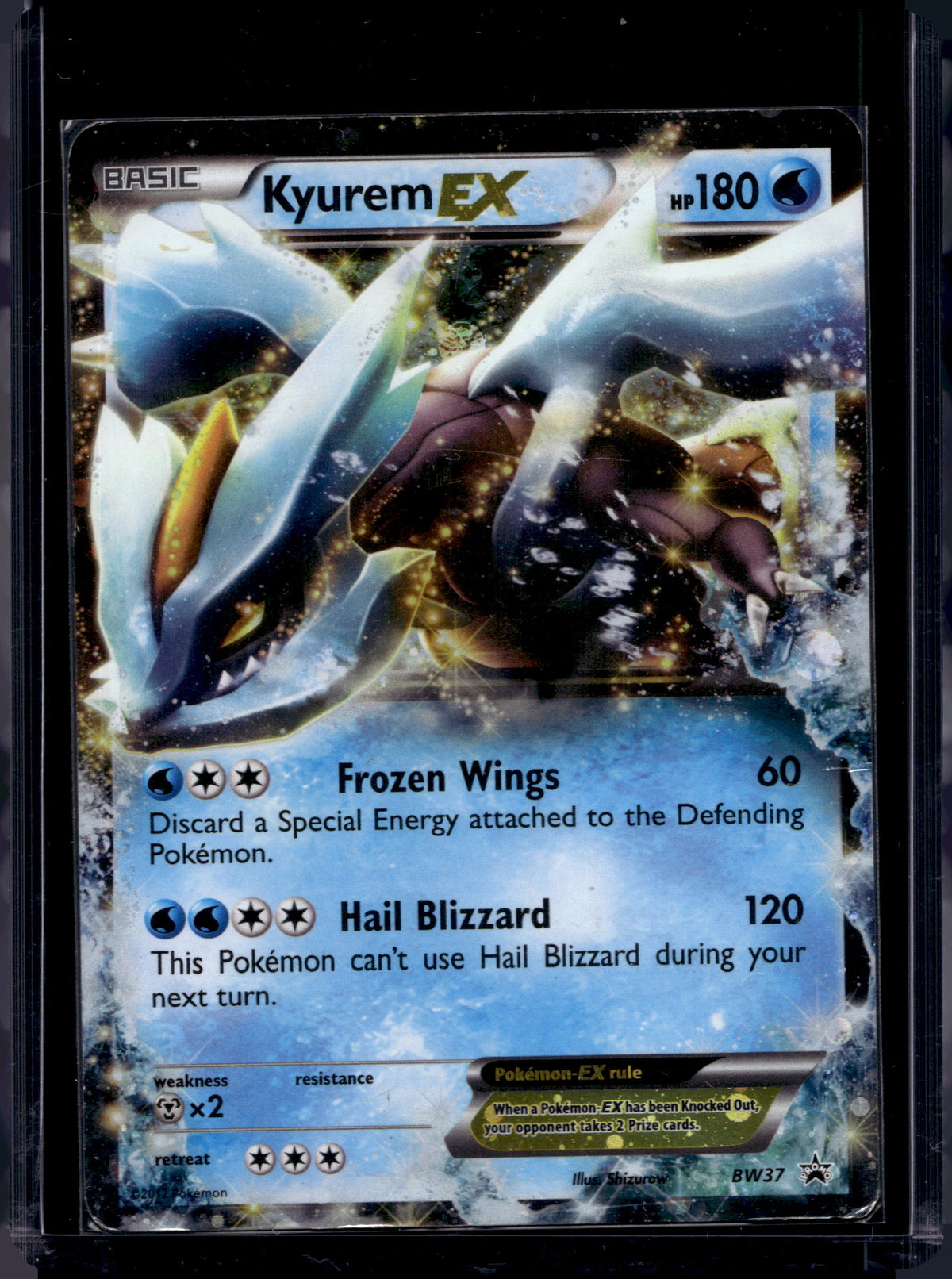 Kyurem EX - Holofoil - BW37 Raw