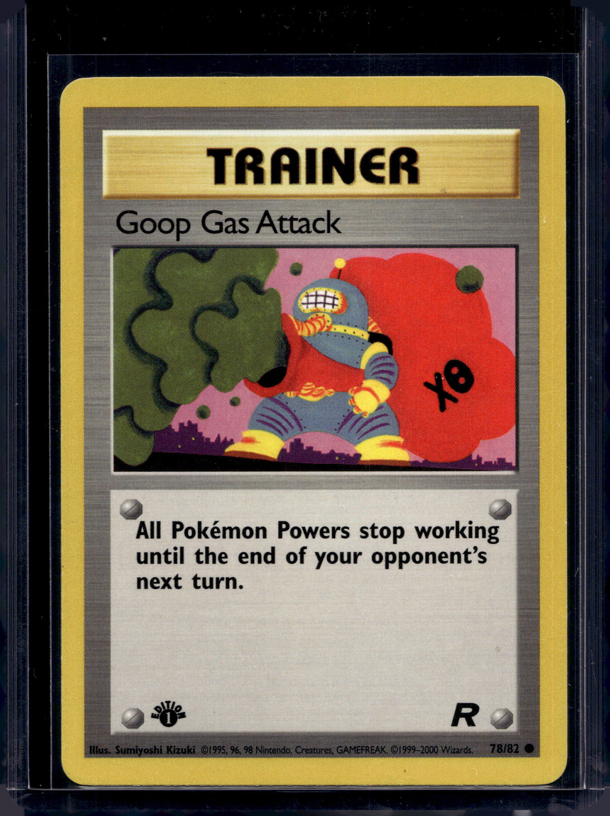 Goop Gas Attack (Team Rocket's - 1 St Edition - Unlimited) 78/82 Raw