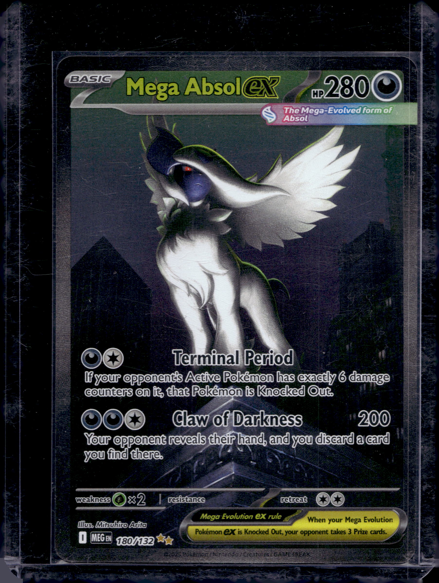 Mega Absol Ex 180/132 Raw RookieLegends