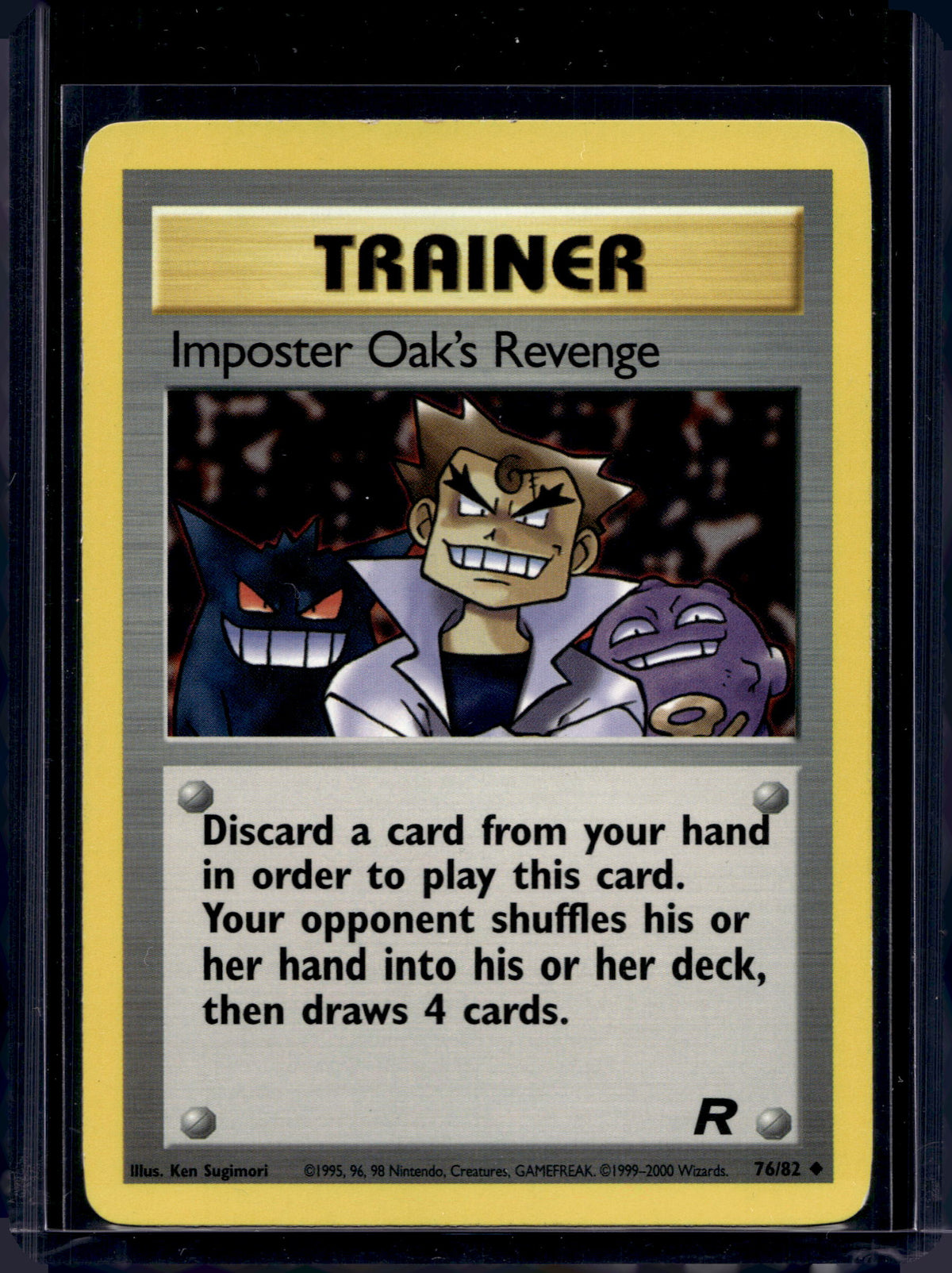 Imposter Oak's Revenge (Team Rocket's - Unlimited) 76/82 Raw