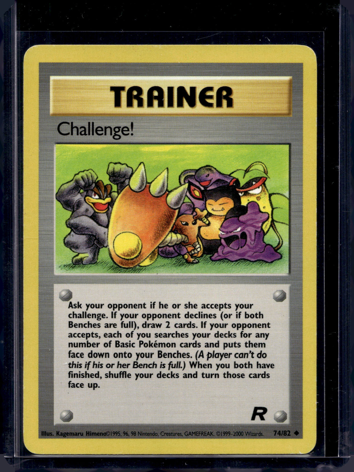 Challenge! (Team Rocket's - Unlimited) 74/82 Raw