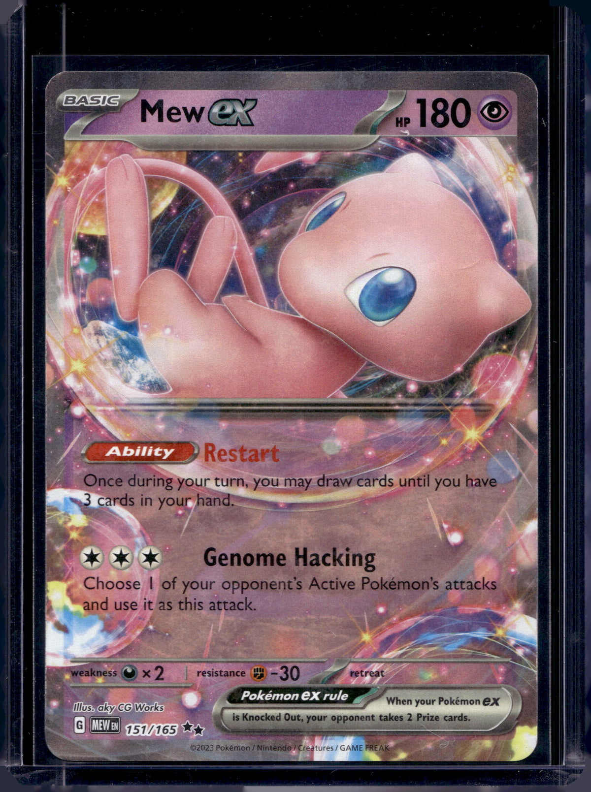 Mew Ex 151/165 Raw