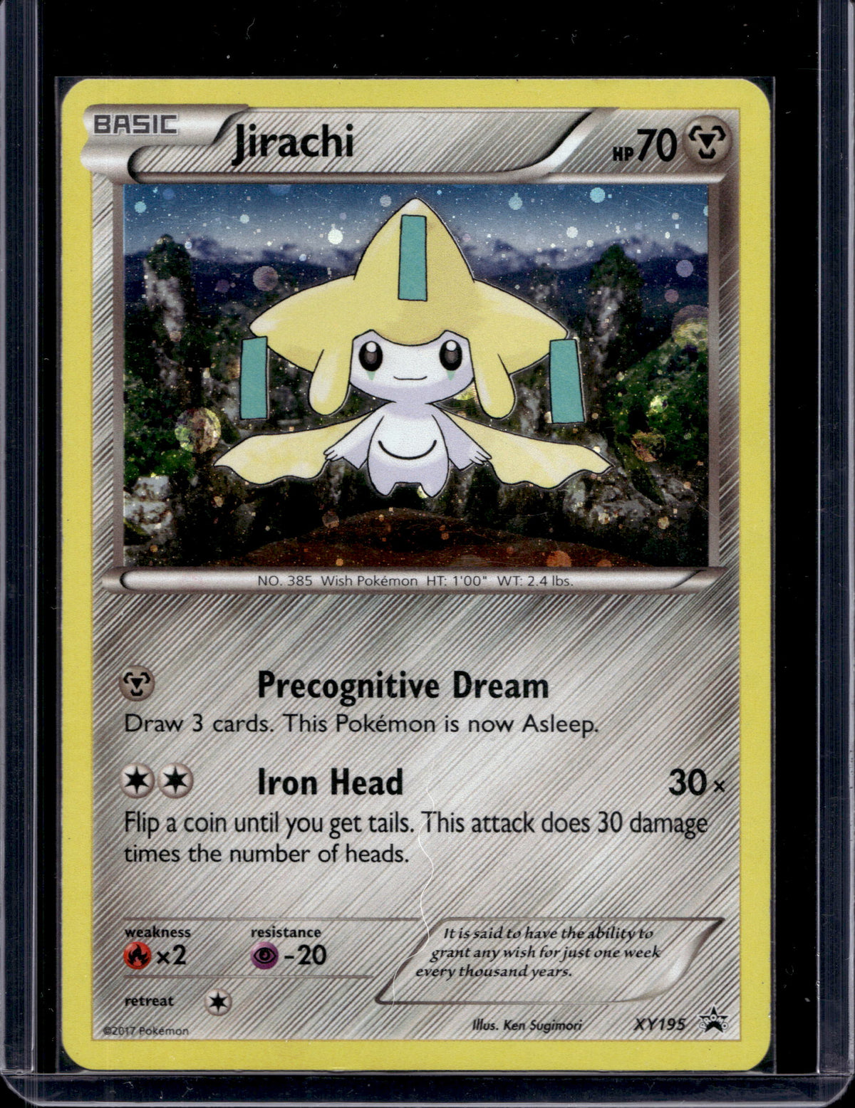Jirachi - Holofoil - XY195 Raw