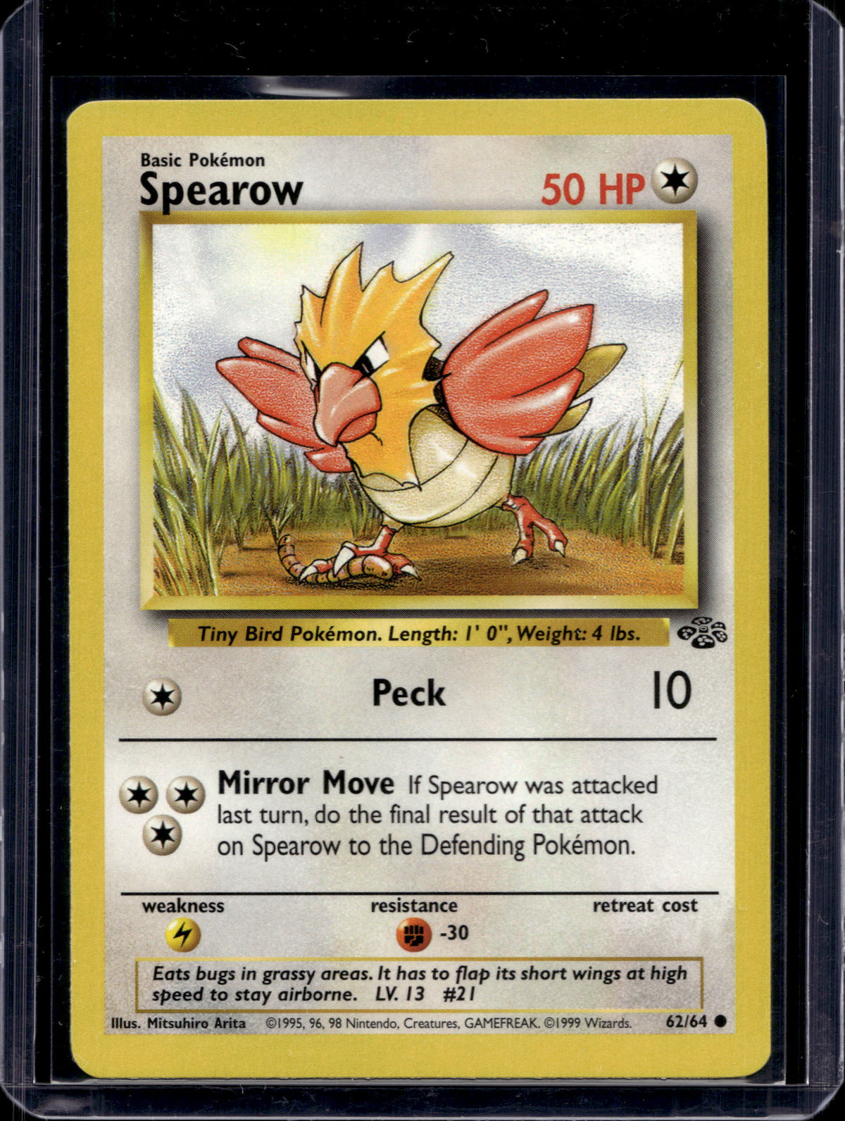 Spearow (Jungle - Unlimited) 62/64 Raw