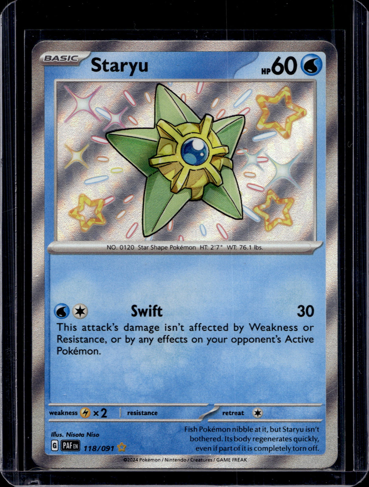 Staryu 118/091 Raw RookieLegends