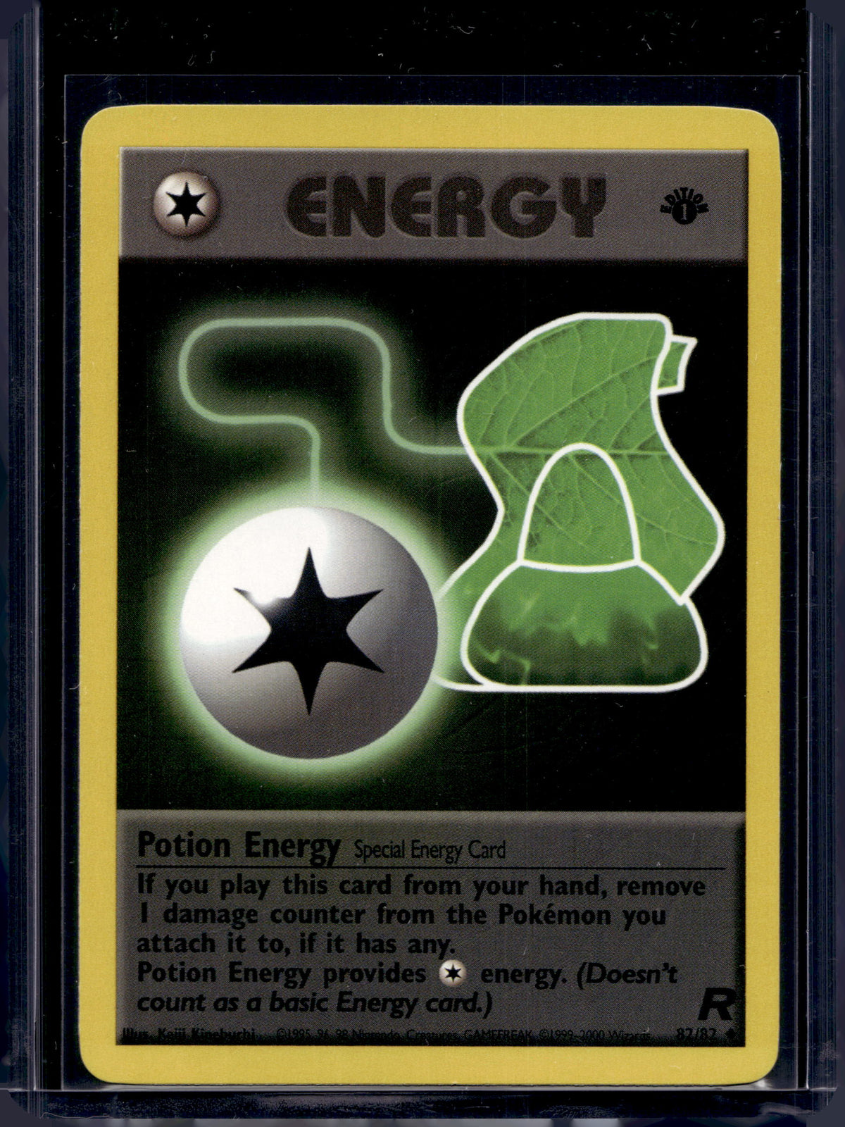 Potion Energy (Team Rocket's - 1 St Edition - Unlimited) 82/82 Raw
