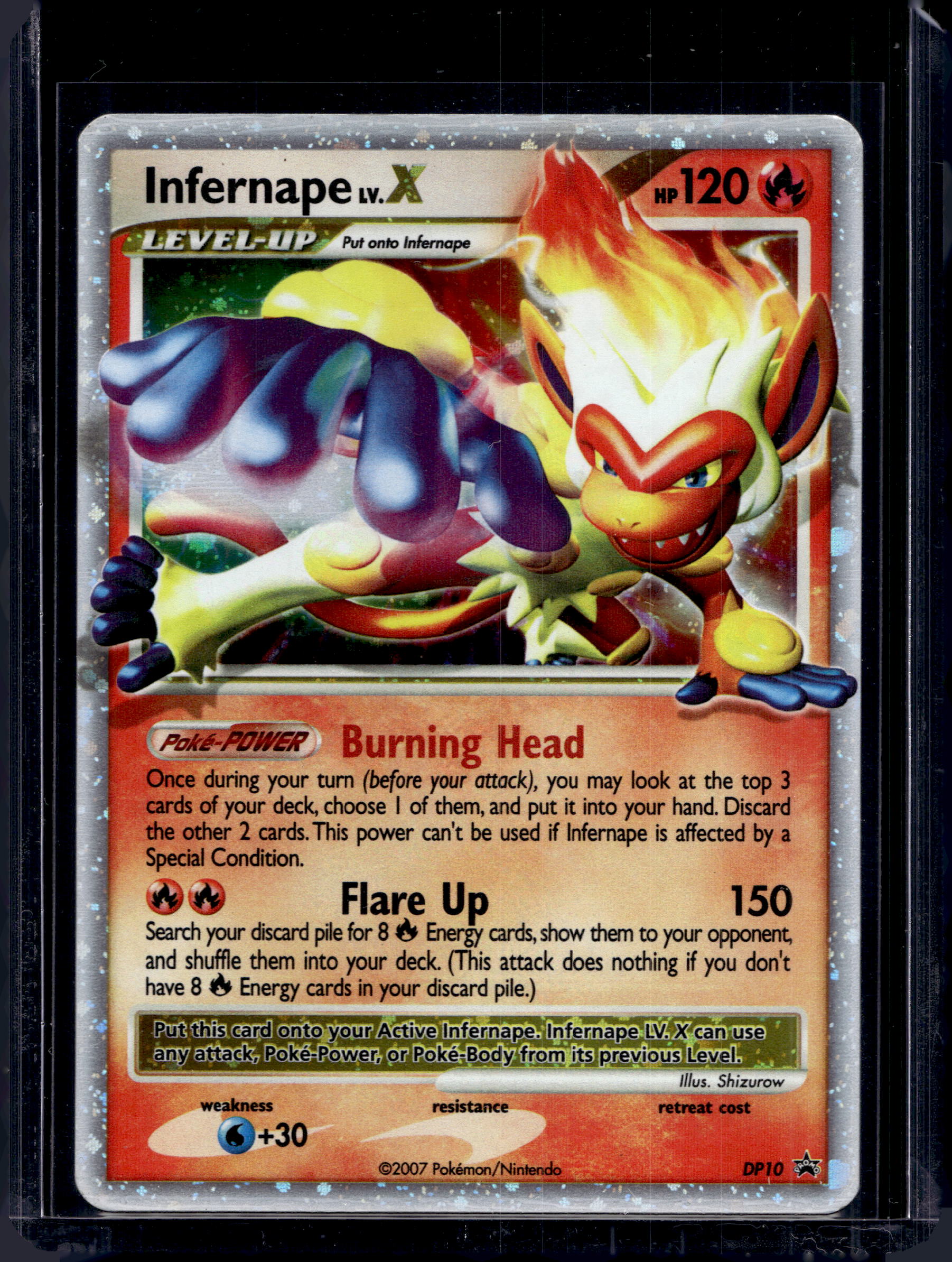 Infernape Lv.X DP10 Raw RookieLegends