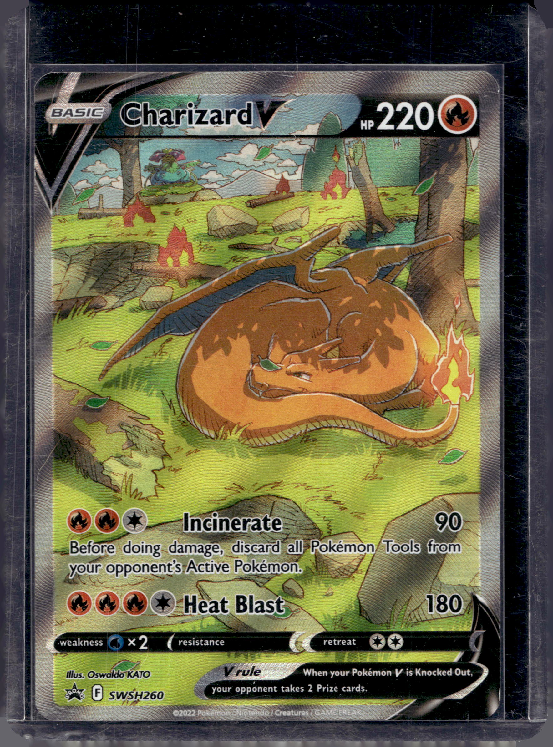 Charizard V SWSH260 Raw RookieLegends