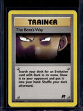 The Boss's Way (Team Rocket's - Unlimited) 73/82 Raw