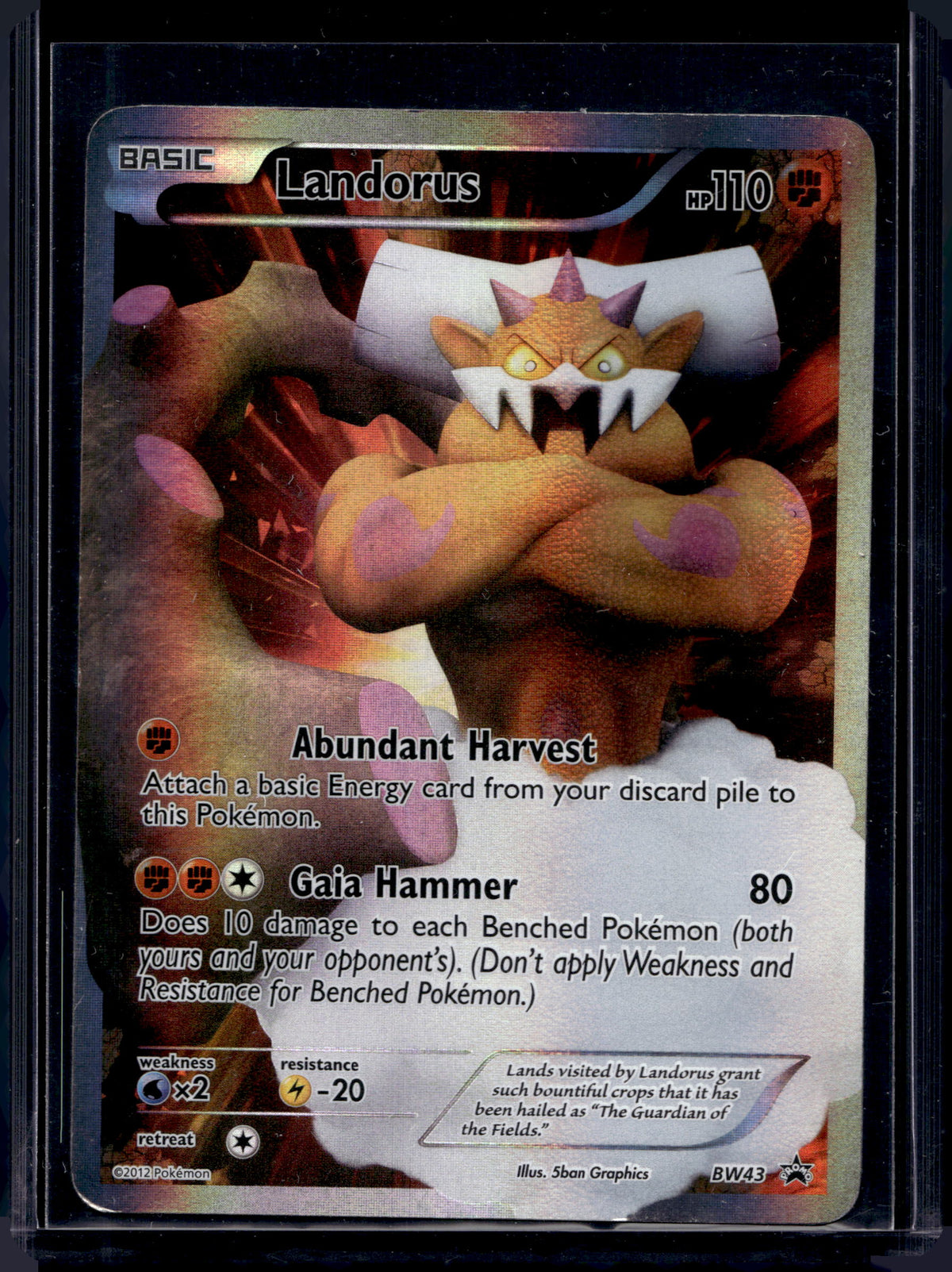 Landorus BW43 Raw