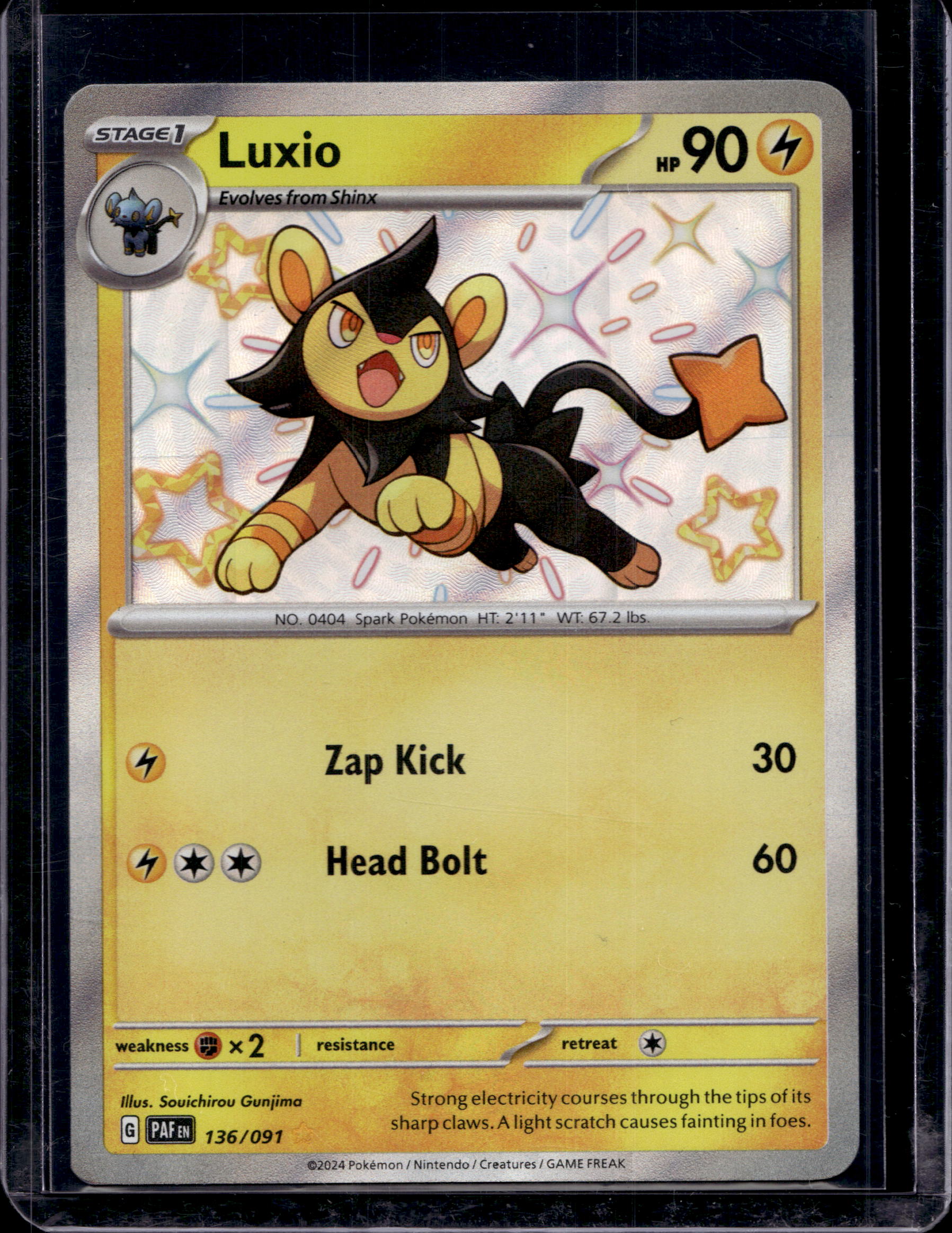 Luxio 136/091 Raw RookieLegends