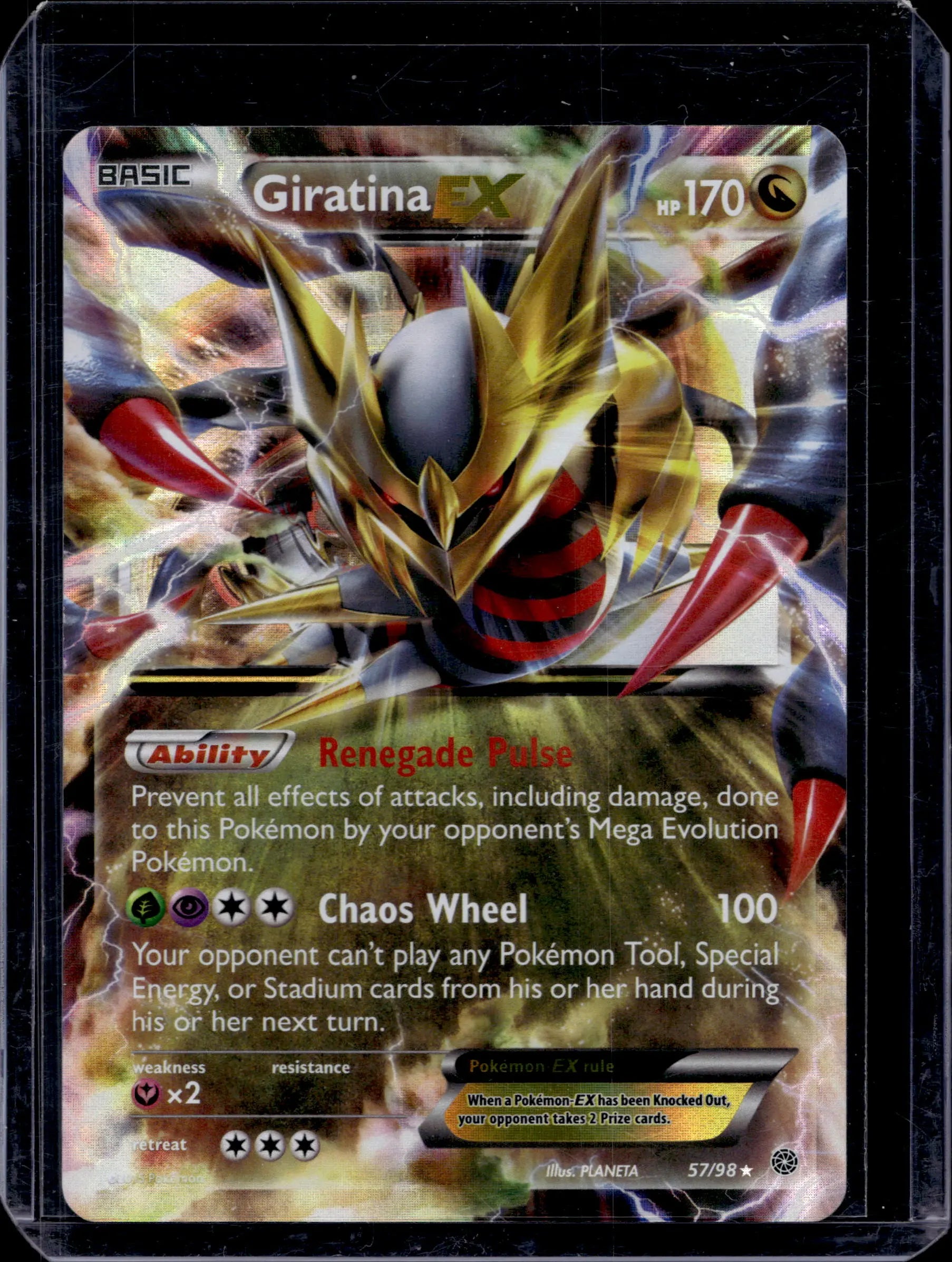 Giratina Ex 57/98 Raw RookieLegends