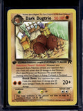 Dark Dugtrio (Team Rocket's - 1 St Edition - Unlimited) 23/82 Raw