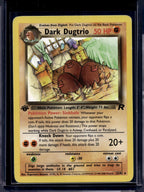 Dark Dugtrio (Team Rocket's - 1 St Edition - Unlimited) 23/82 Raw